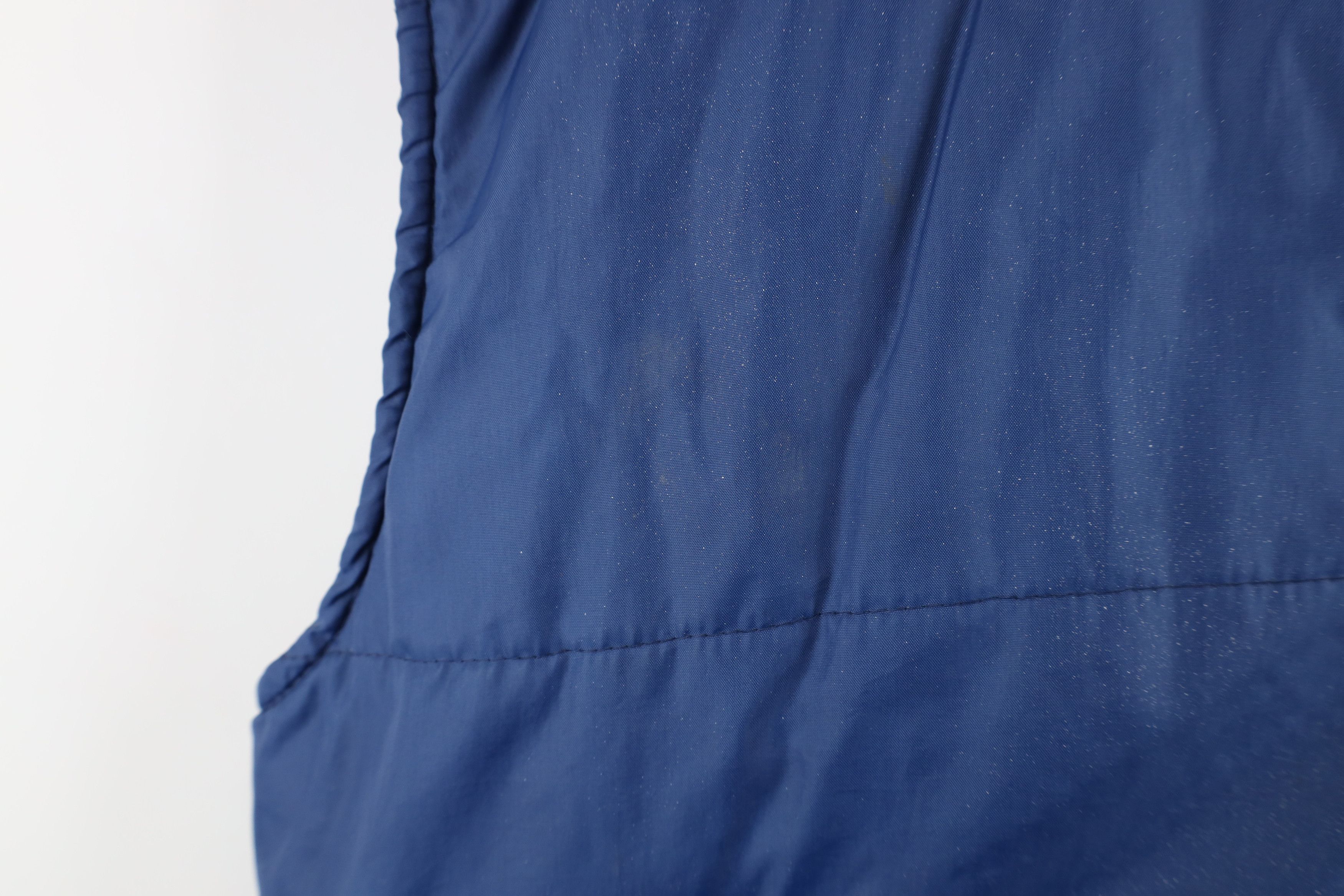 Vintage Vintage 70s Streetwear Full Button Puffer Vest Jacket Blue Size US XL / EU 56 / 4 - 5 Thumbnail