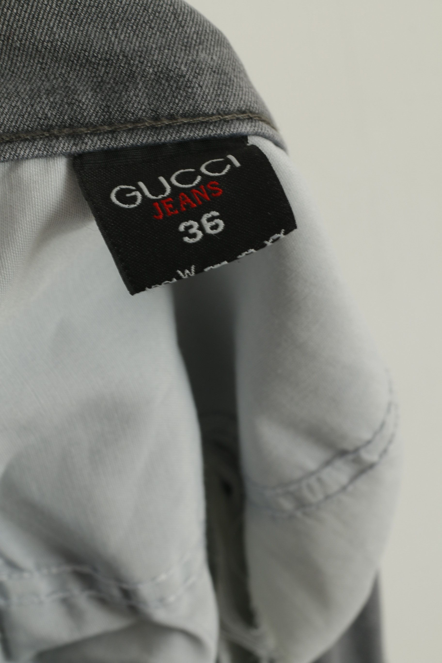 Gucci Gucci Jeans Men 36 Trousers Gray Cotton Stretch Soft 9628 Size US 36 / EU 52 - 8 Thumbnail