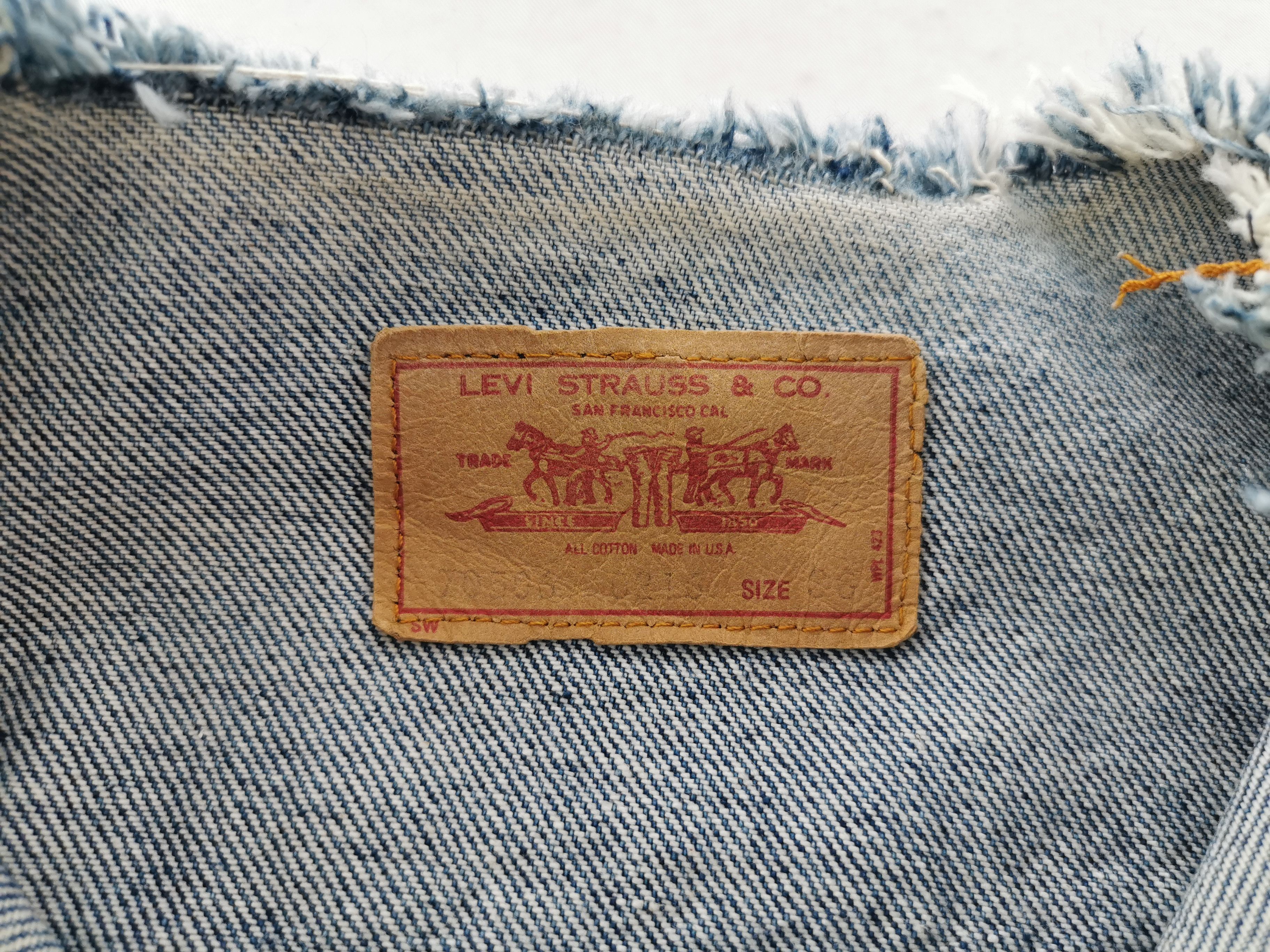 Levi's Distressed Vintage Levis Lot 70306-0216 Denim Jacket Size US M / EU 48-50 / 2 - 5 Thumbnail