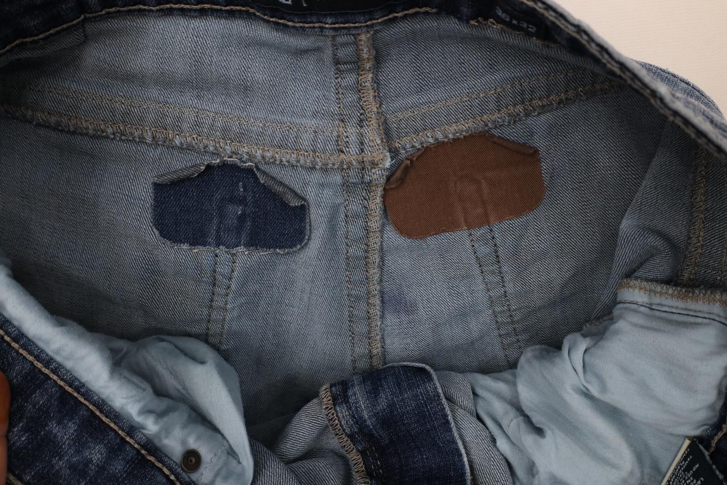 Vintage Buckle BKE Thick Stitch Tyler Straight Leg Denim Jeans Size US 36 / EU 52 - 8 Thumbnail