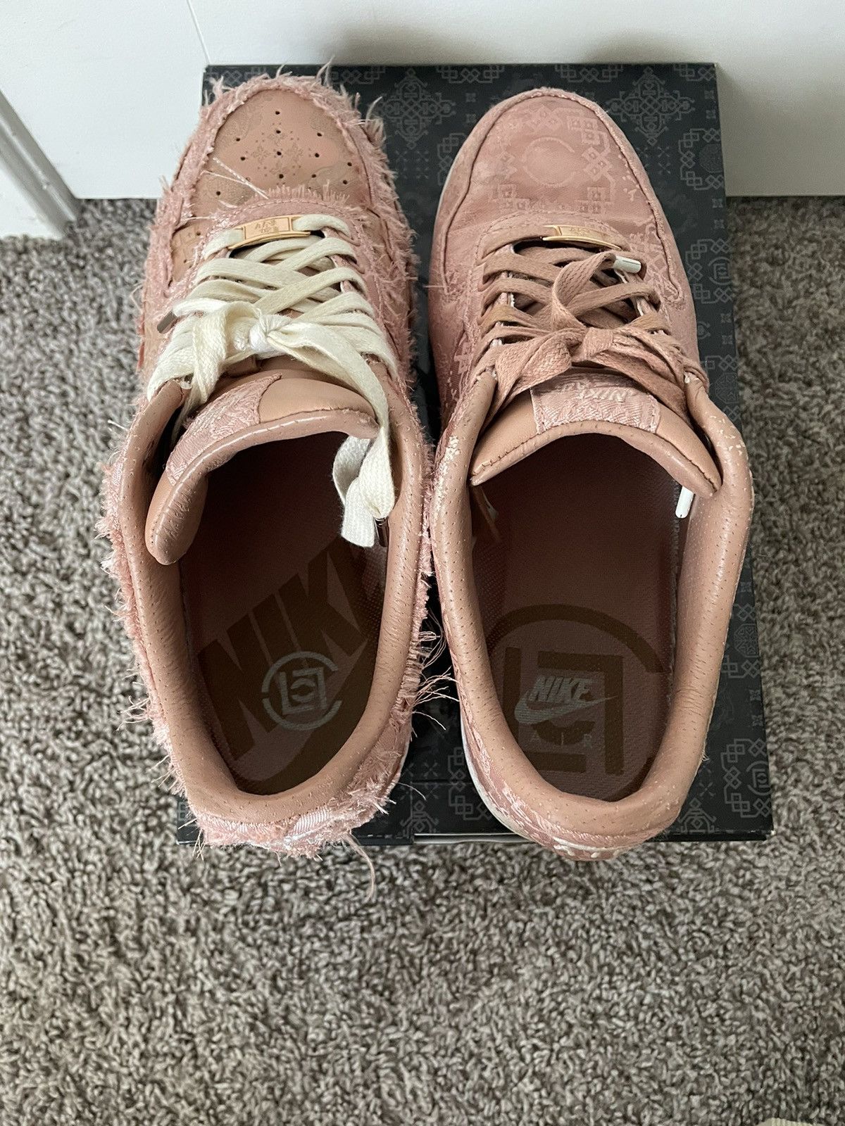 CLOT × Nike Nike x Clot Air Force One “Rose Gold Silk” size 10 Size US 10 / EU 43 - 8 Thumbnail