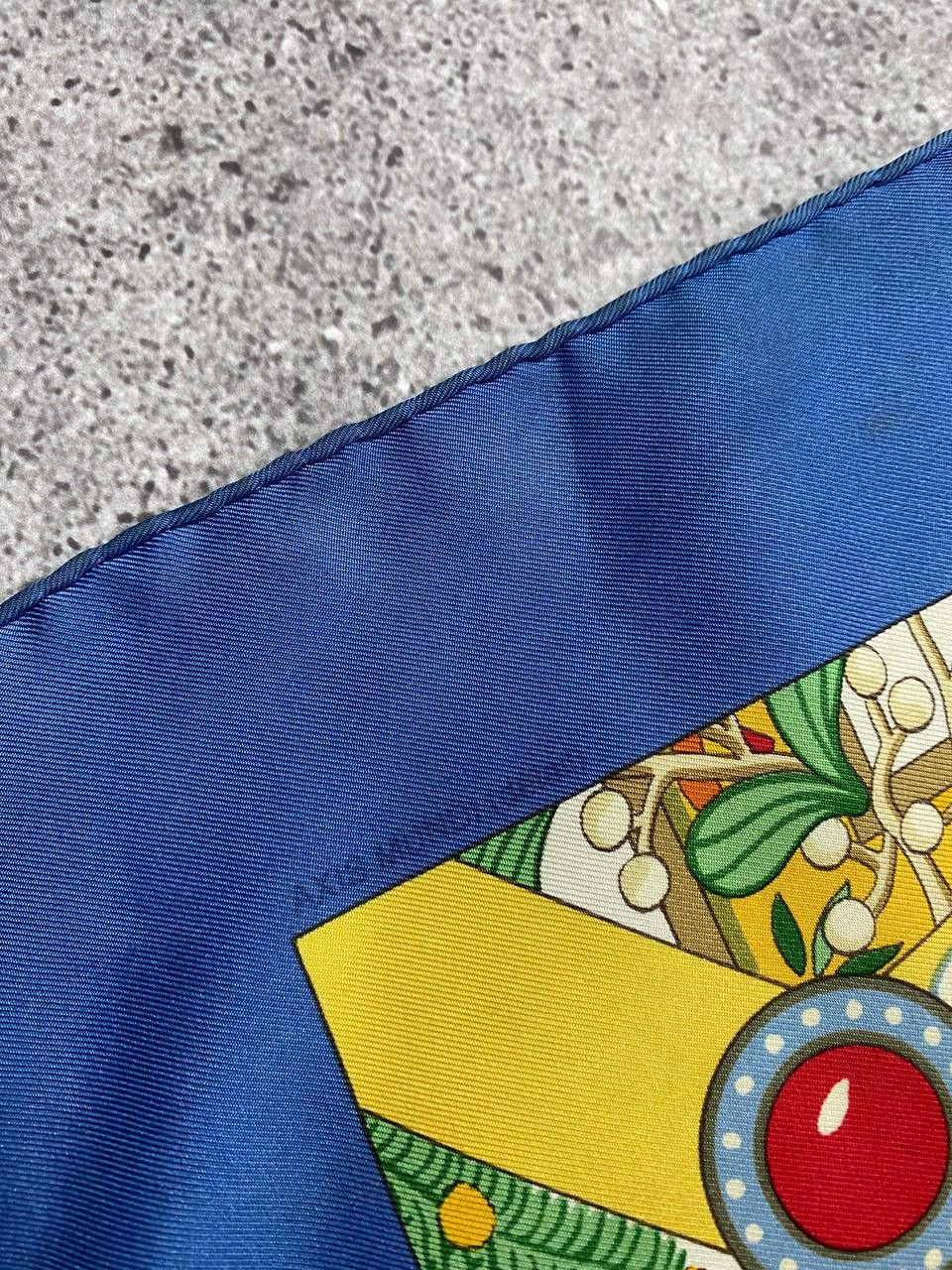 Hermes Vintage Hermes 90’s Axis Mundi Central Scarf Silk Ladies Size ONE SIZE - 13 Thumbnail