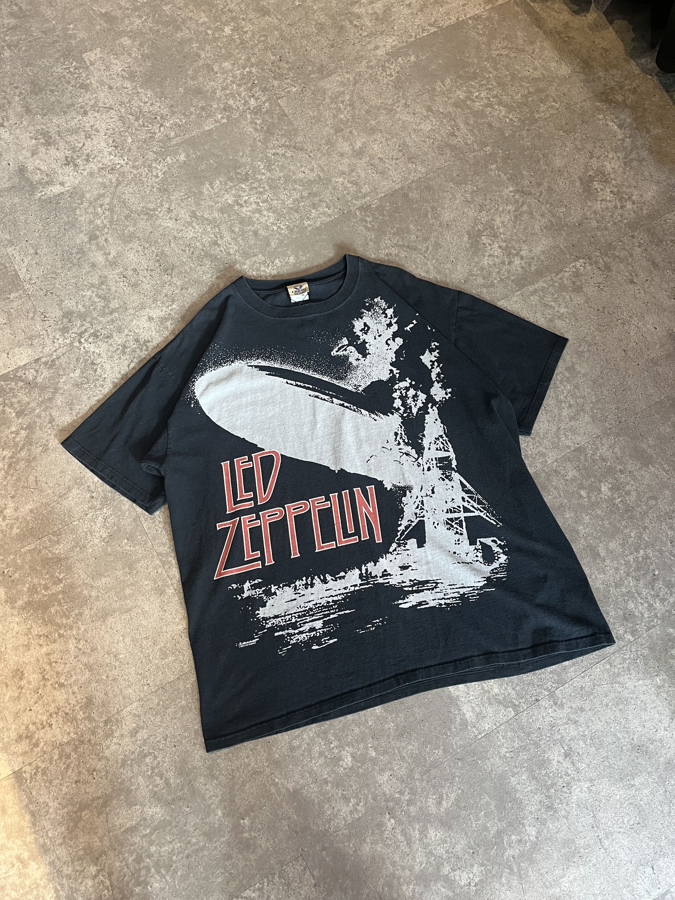 Vintage "RARE" LED ZEPPELIN CRASHING PLANE Size US XXL / EU 58 / 5 - 1 Thumbnail