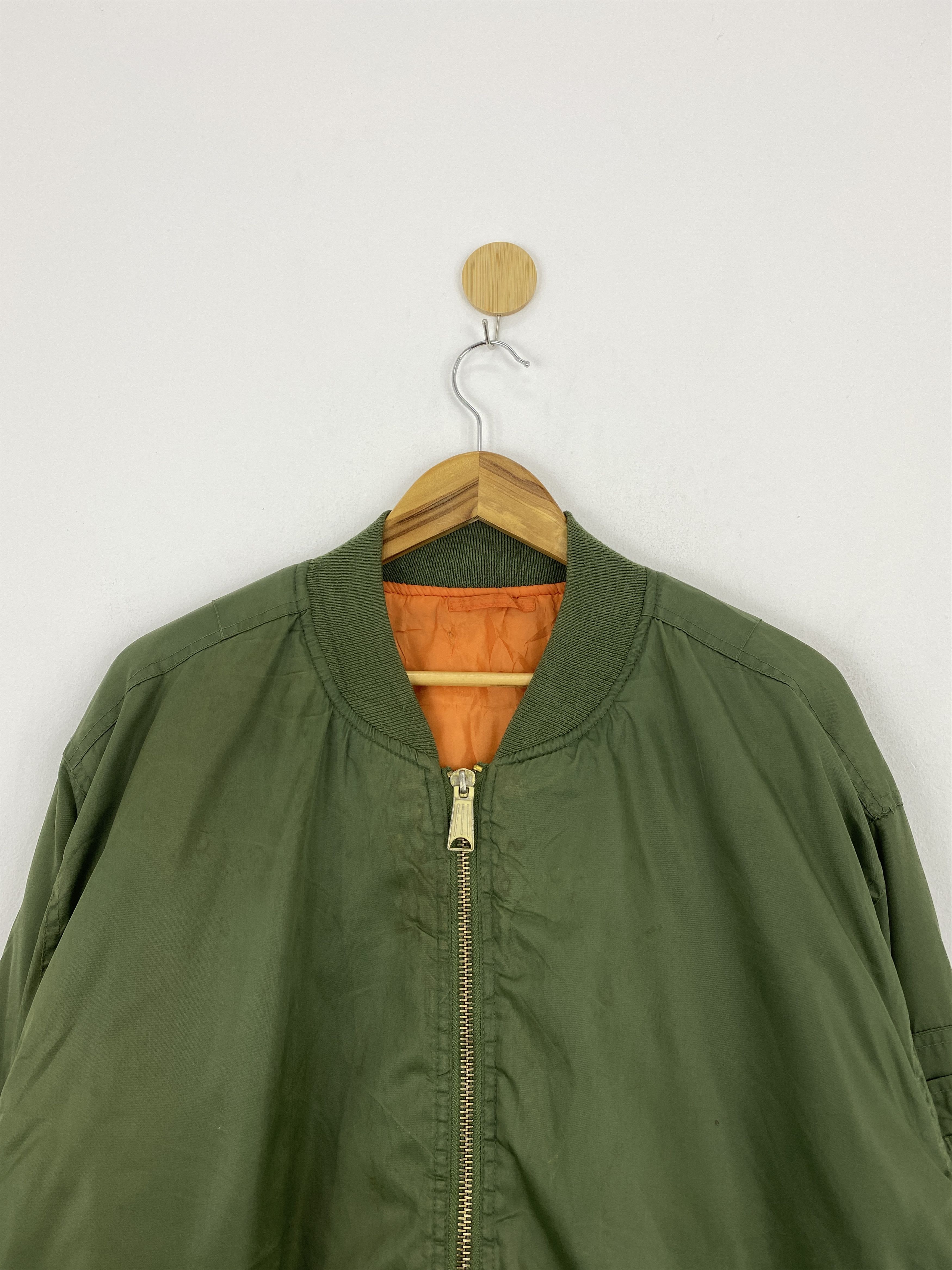 Other Vintage Japanese Brand Air Force Style Flying Jacket J1865 Size US XXL / EU 58 / 5 - 2 Thumbnail