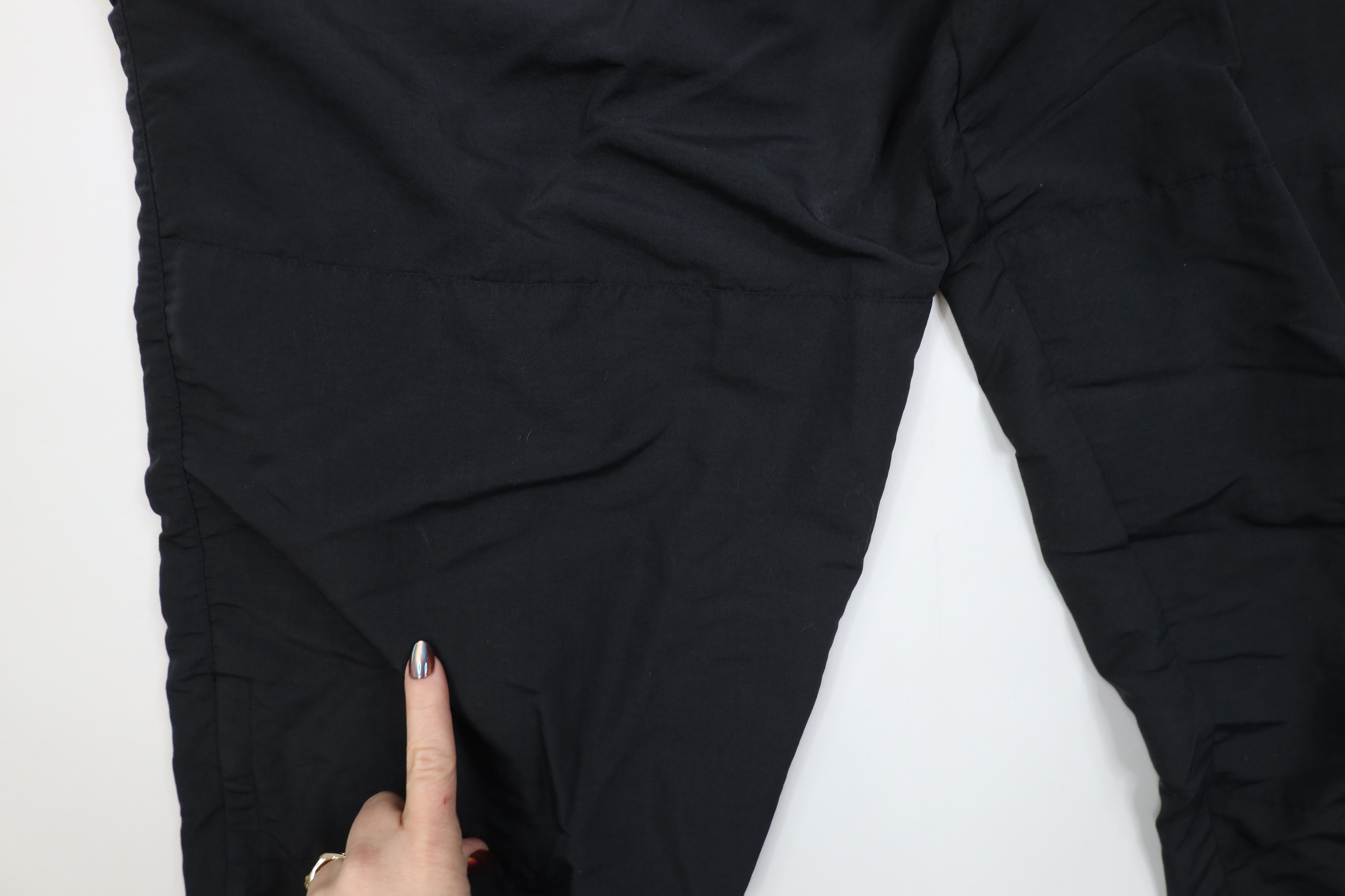 Vintage Vintage 90s Streetwear Lined Windbreaker Joggers Pants Black Size US 36 / EU 52 - 5 Thumbnail