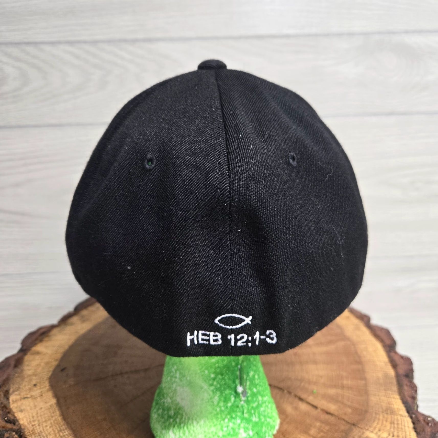 Vintage Hat Black Fitted Adult L XL - Racing Motorsports Cap - Baseball Cap - Unisex Adults - Solid Pattern Size ONE SIZE - 4 Thumbnail