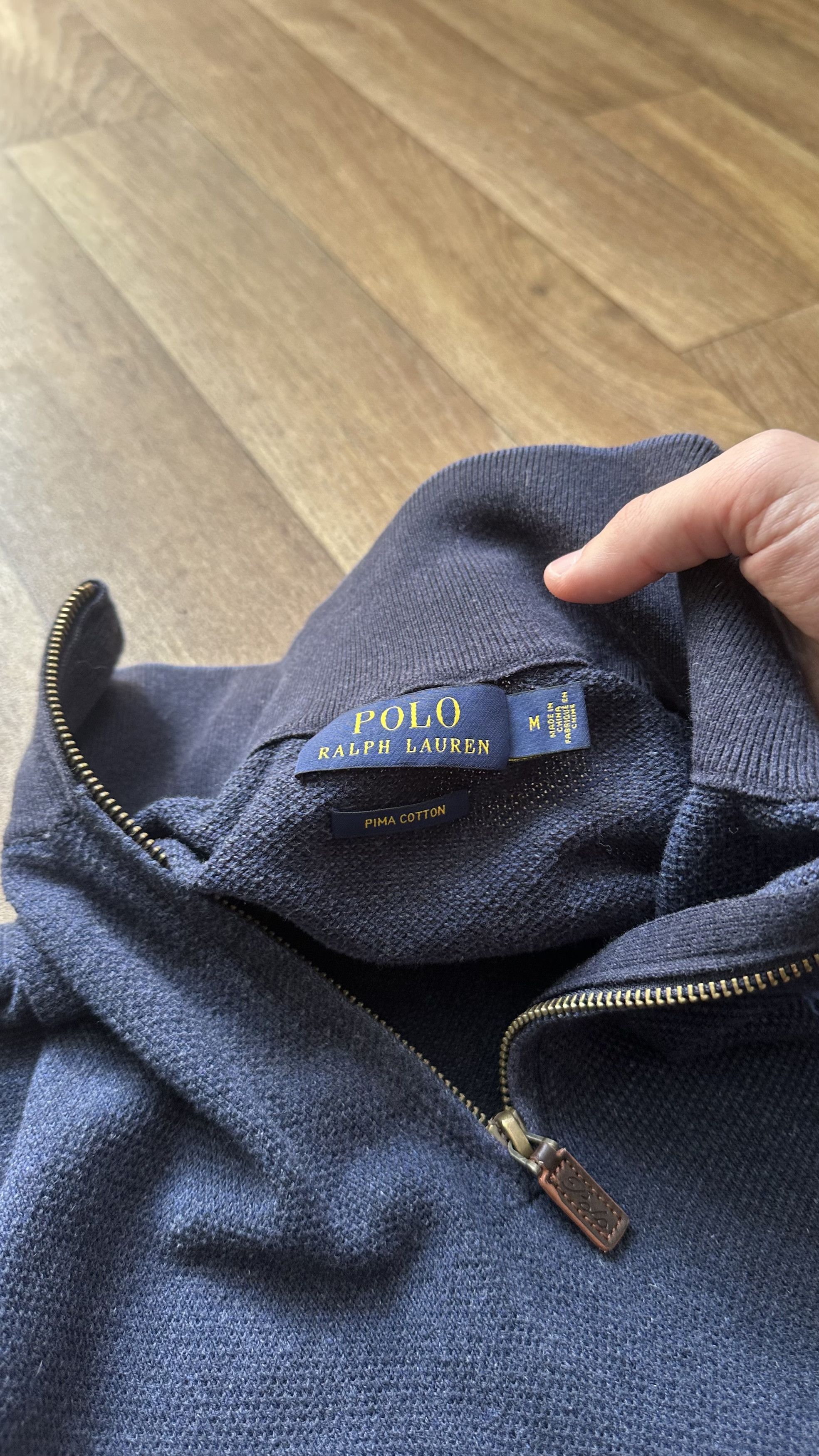 Polo Ralph Lauren × Vintage Vintage Polo Ralph Lauren 1/3 zip sweater oldmoney Size US M / EU 48-50 / 2 - 4 Thumbnail
