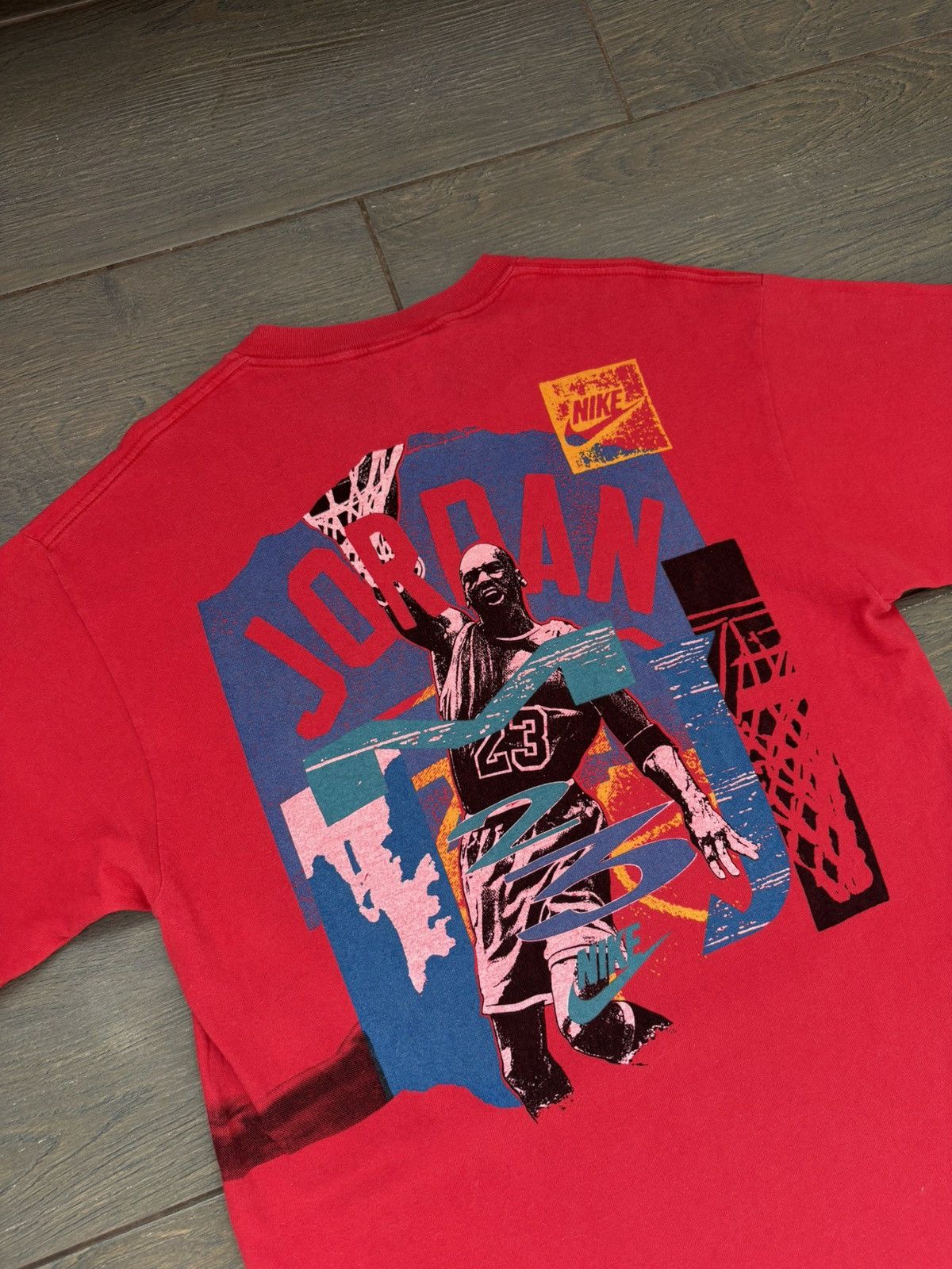 Nike Nike Jordan 23 Single Stitch Double Sided Made in USA TShirt Size US L / EU 52-54 / 3 - 10 Thumbnail