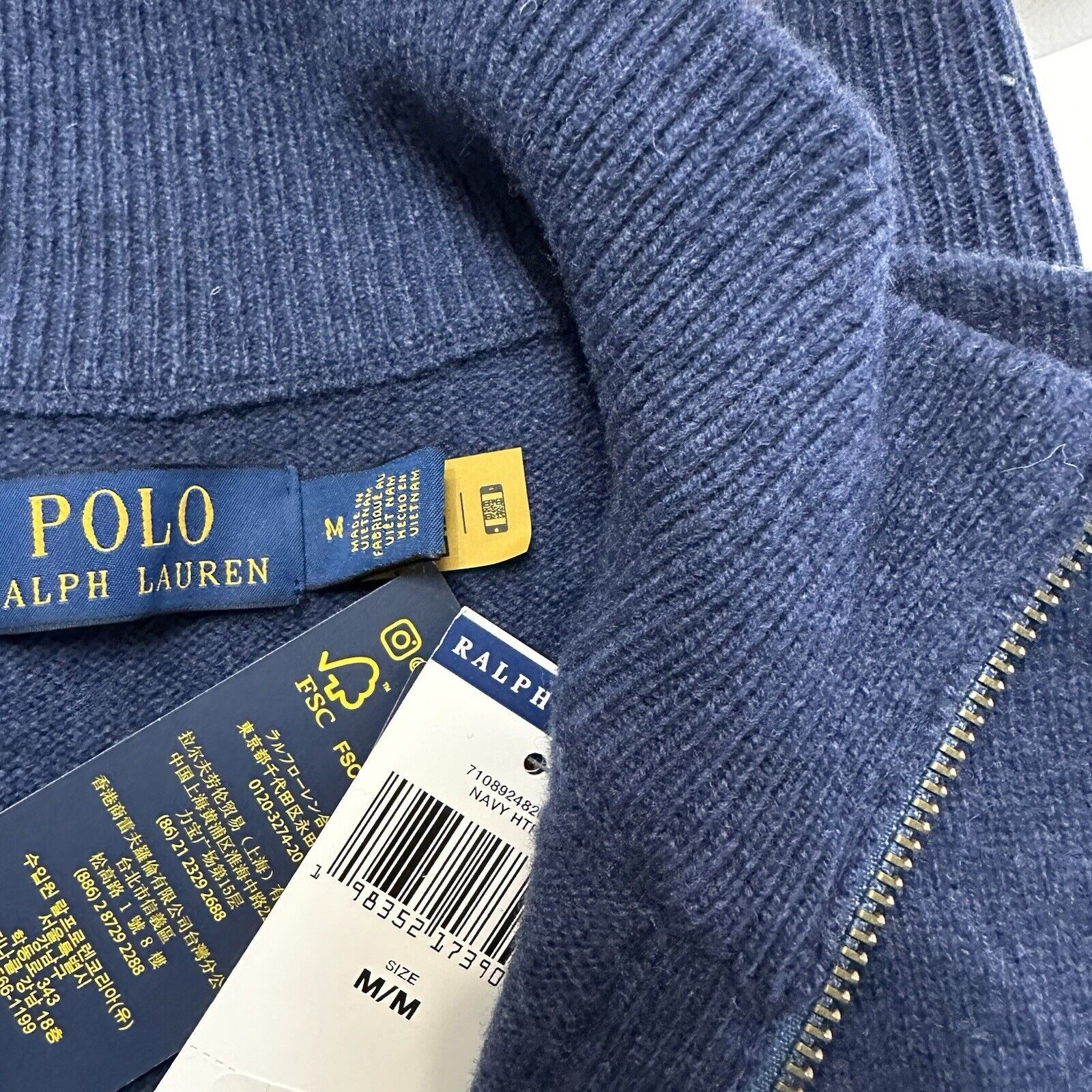 Ralph Lauren NWT Polo Ralph Lauren Men’s Long Sleeve Pullover Wool Size US M / EU 48-50 / 2 - 4 Thumbnail
