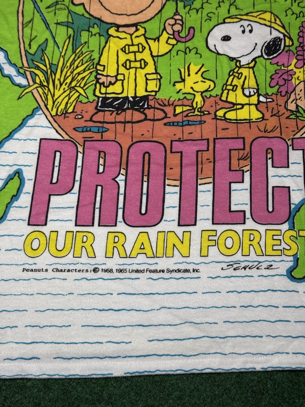 Peanuts Peanuts Protect The Rainforests Vintage Sleep Shirt L 21x33 Size L / US 10 / IT 46 - 3 Thumbnail