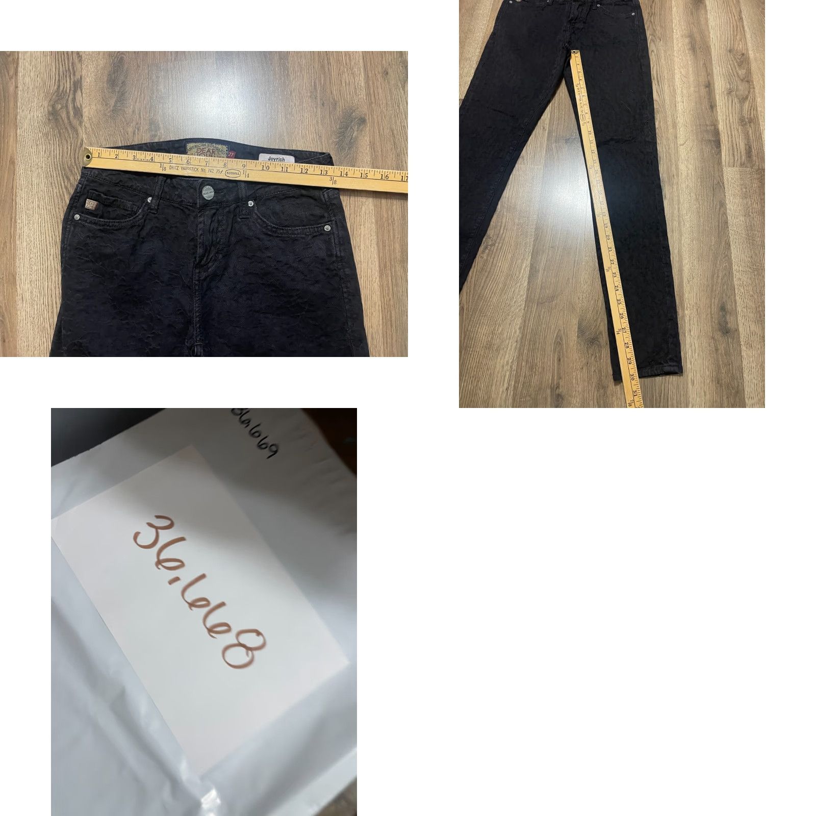 Joyrich Dear John Joyrich Jeans Women 27 Black Denim Comfort Skinny 5-Pocket Size 27" / US 4 / IT 40 - 8 Thumbnail