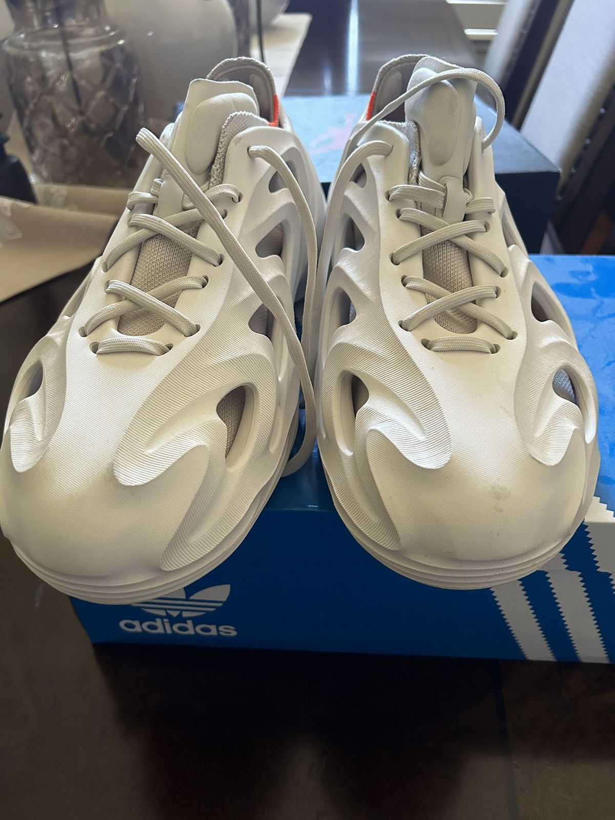 Adidas Adidas Adifom Q Off White Size US 12 / EU 45 - 4 Thumbnail