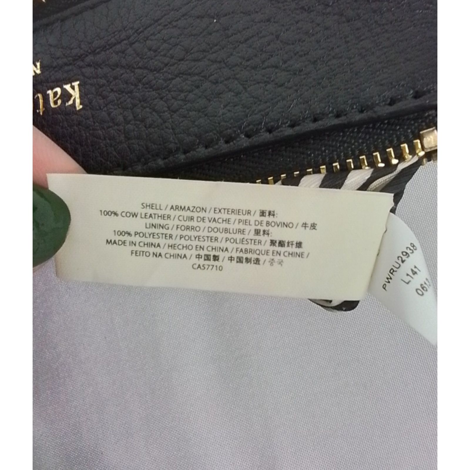 Kate Spade Kate Spade New York Wallet Mini Purse Black Wristlet Size ONE SIZE - 8 Thumbnail