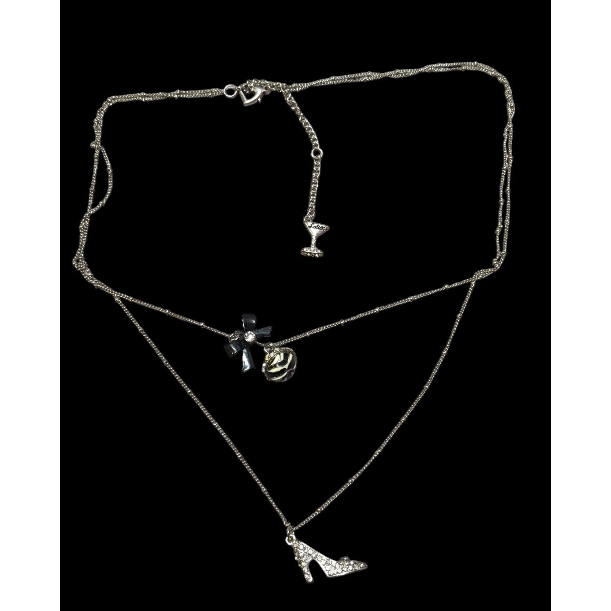 Other Lolita Coquette Multilayer Rhinestone Charm Necklace Size ONE SIZE - 2 Thumbnail