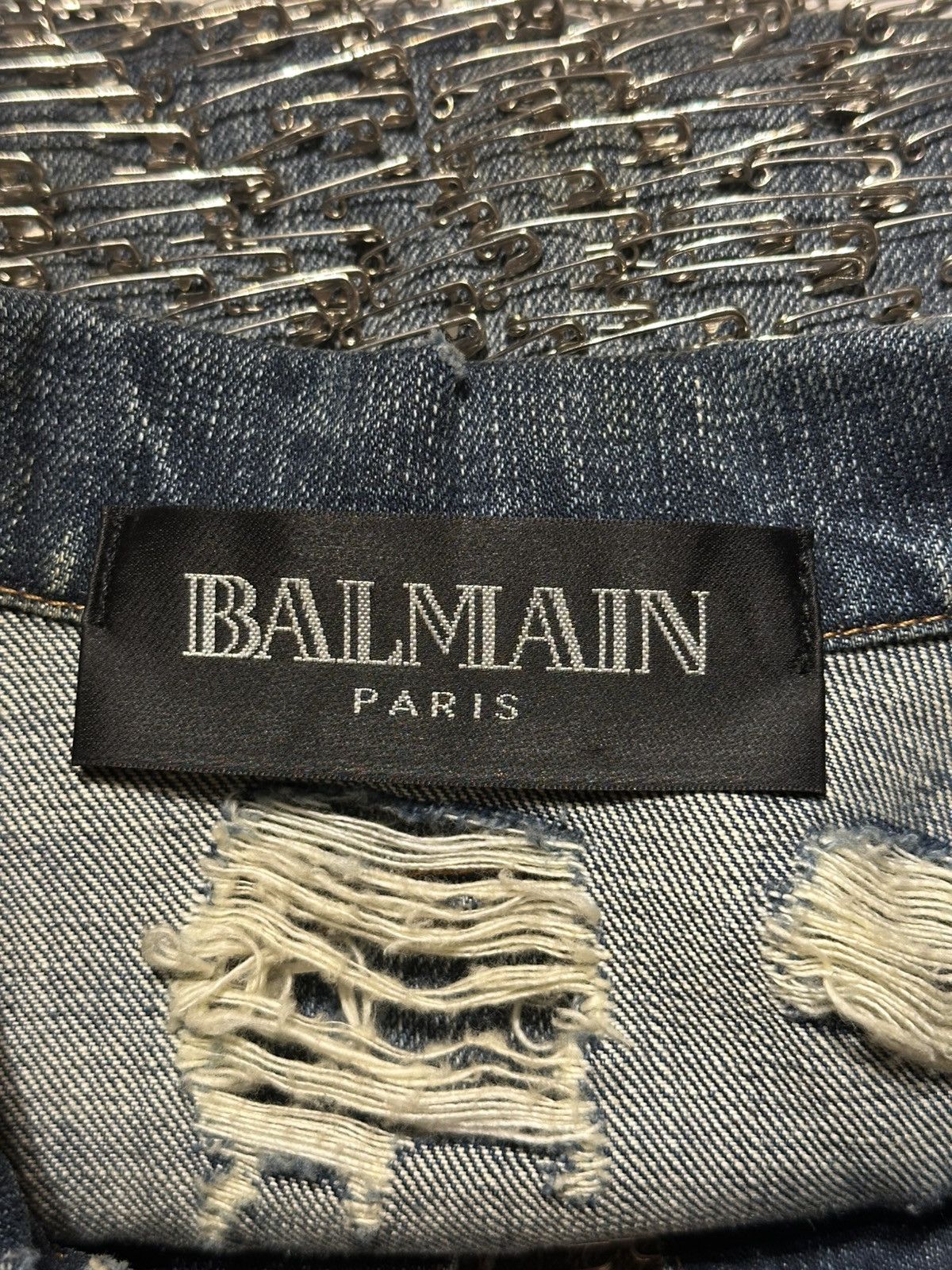 Balmain Balmain By Decarnin SS11 Runway Safety Pin Crystal Vest Size US S / EU 44-46 / 1 - 9 Thumbnail
