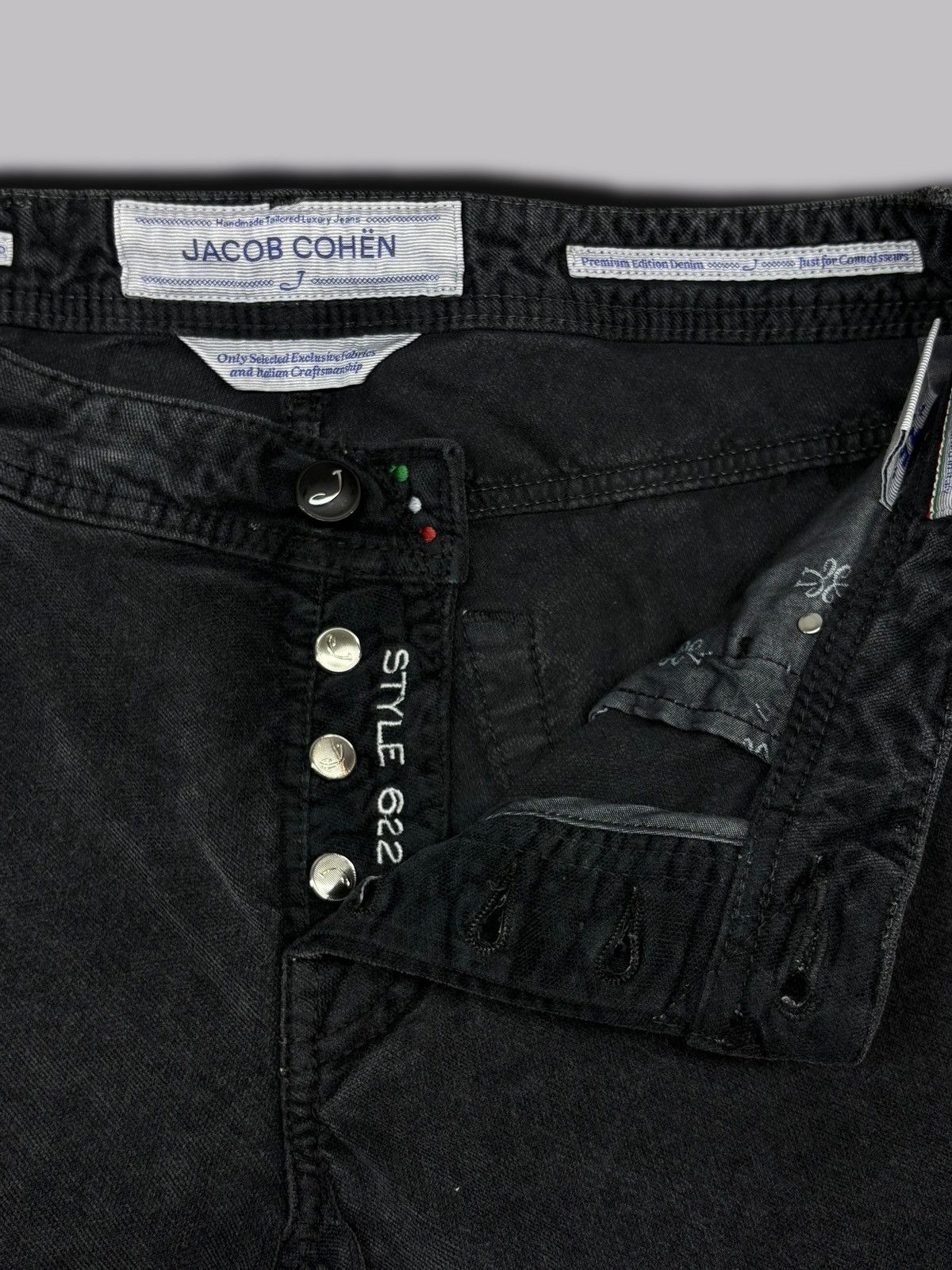 Jacob Cohen Jacob Cohen 622 Style Italian Designer Pants Like Velour Size US 35 - 18 Thumbnail