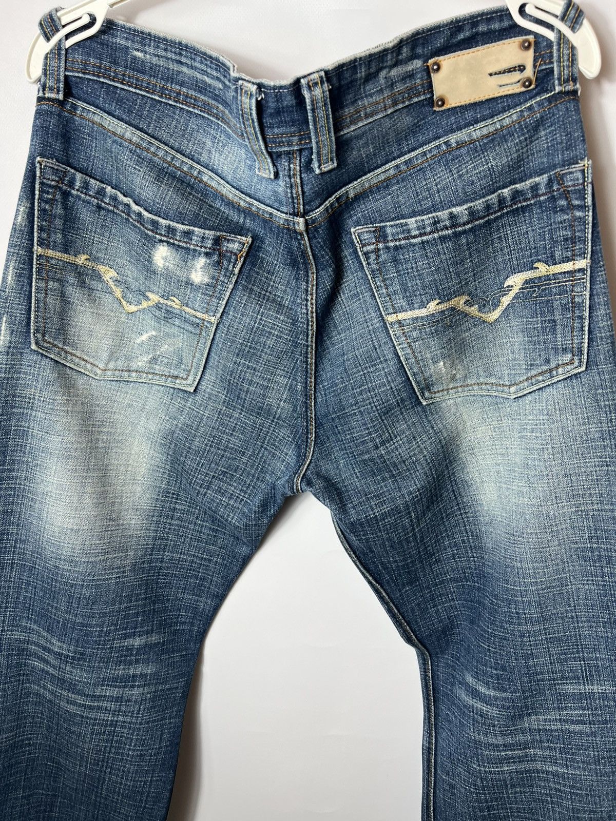 Diesel Vintage streetwear y2k sk8 Diesel Distressed Denim Pants Size US 36 / EU 52 - 13 Thumbnail