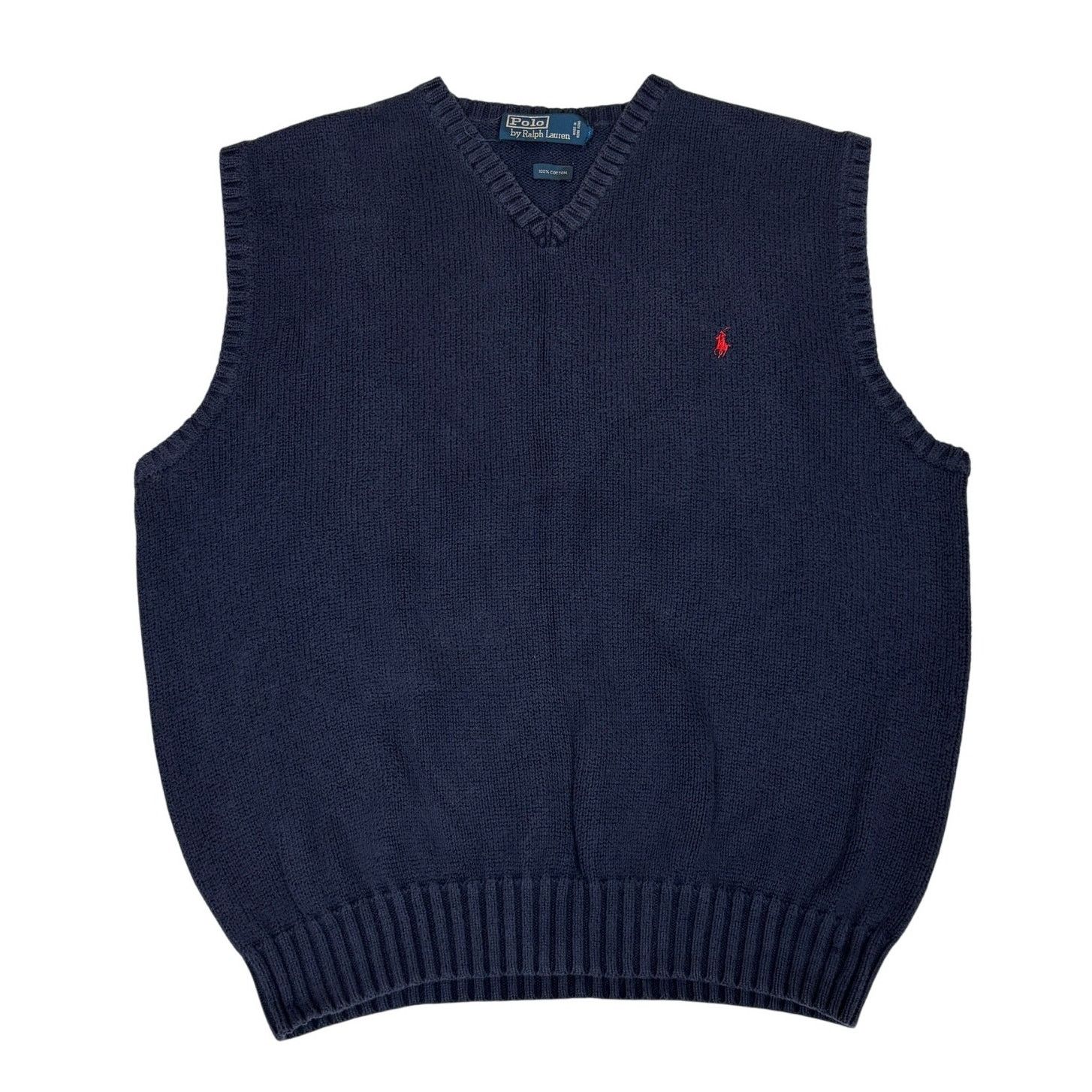 Polo Ralph Lauren Vintage Polo Ralph Lauren V Neck Sweater Vest Men's L Size US L / EU 52-54 / 3 - 1 Thumbnail