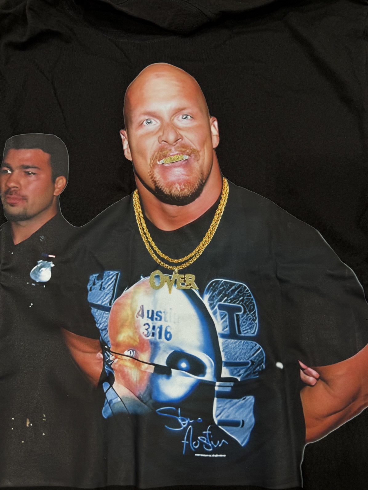 WWE WWE Stone Cold Steve Austin Gold and Grillz tee Size US L / EU 52-54 / 3 - 2 Thumbnail