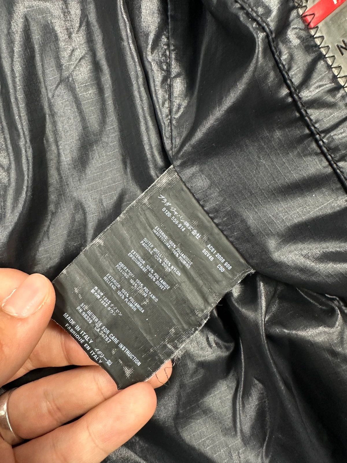 Prada Prada Sport FW08 RipStop Black Nylon Puffer Down Jacket Size US M / EU 48-50 / 2 - 10 Thumbnail
