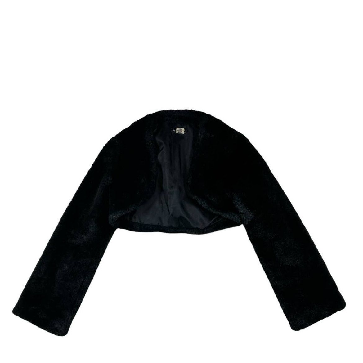 NBDN Nobrandedon Wet Seal Black Cape Jacket | Size S Size S / US 4 / IT 40 - 1 Thumbnail