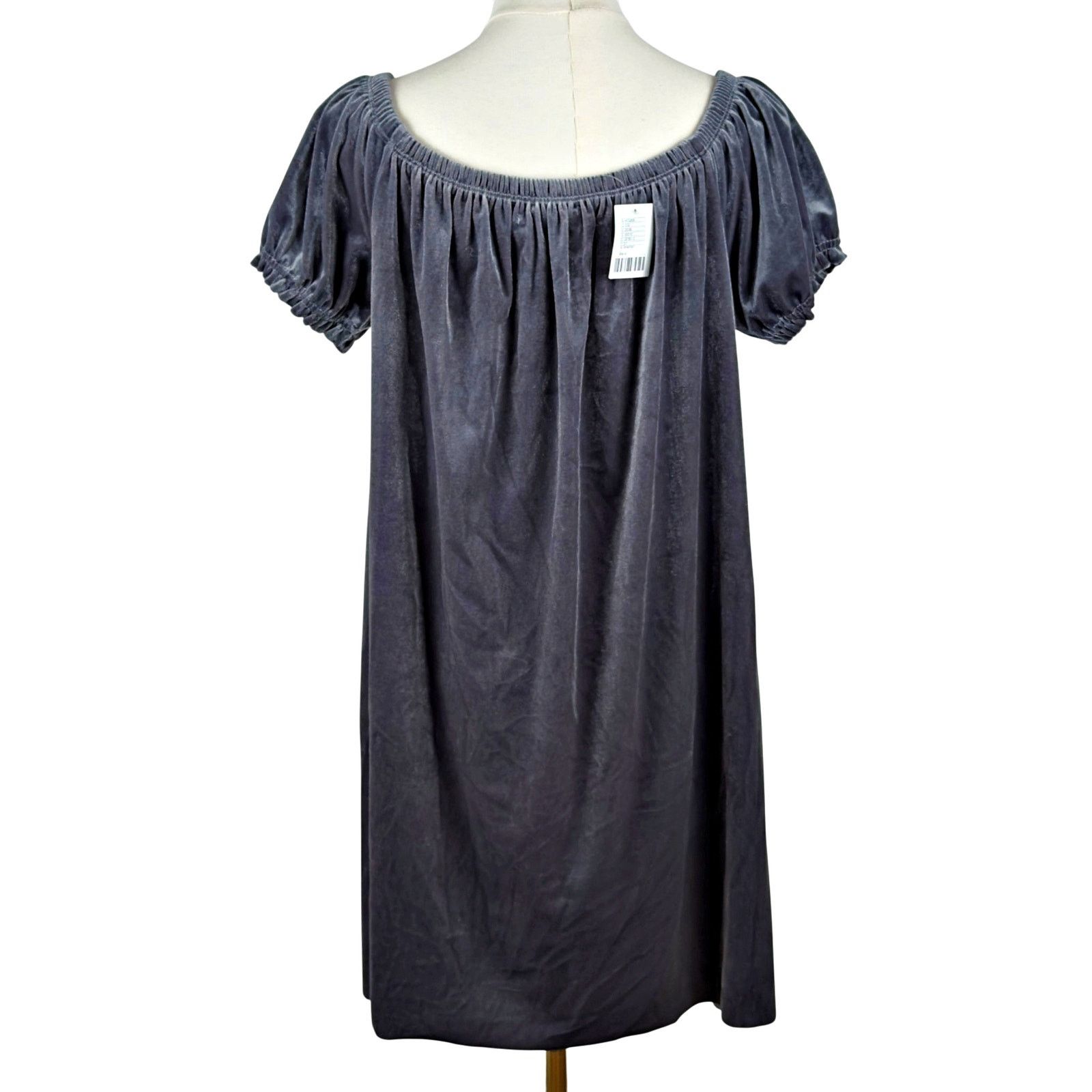 Urban Outfitters Urban Outfitters Velvet Puff Sleeve Babydoll Mini Dress Size L / US 10 / IT 46 - 3 Thumbnail