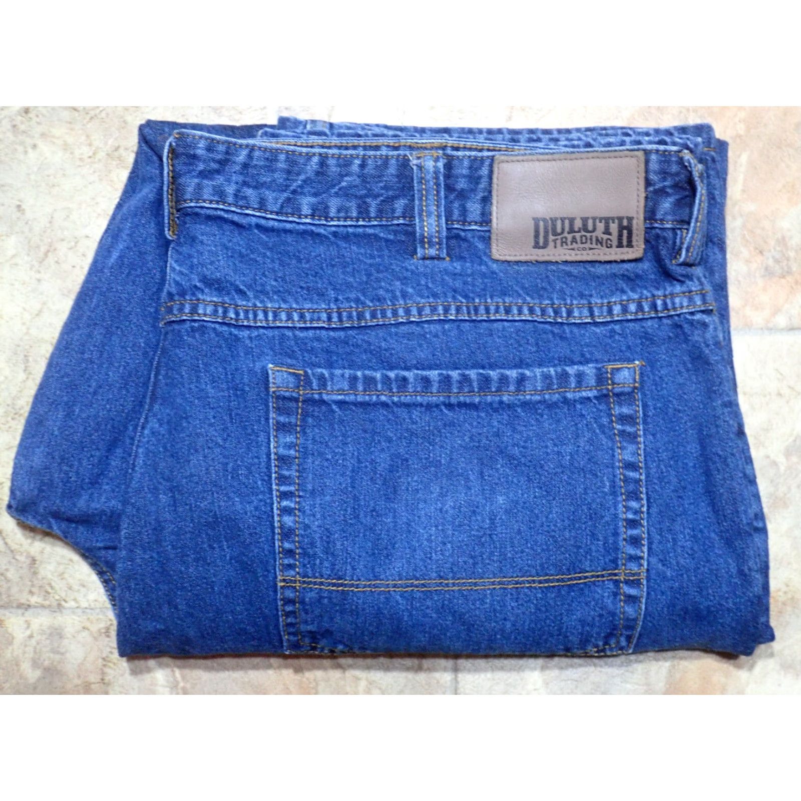 Vintage Duluth Men's Weekender Jeans BallRoom Distressed 42x32 Jeans Regular Denim 5-Pocket Blue 43" Waist 31" Inseam Mens Straight Vintage Size US 42 / EU 58 - 3 Thumbnail