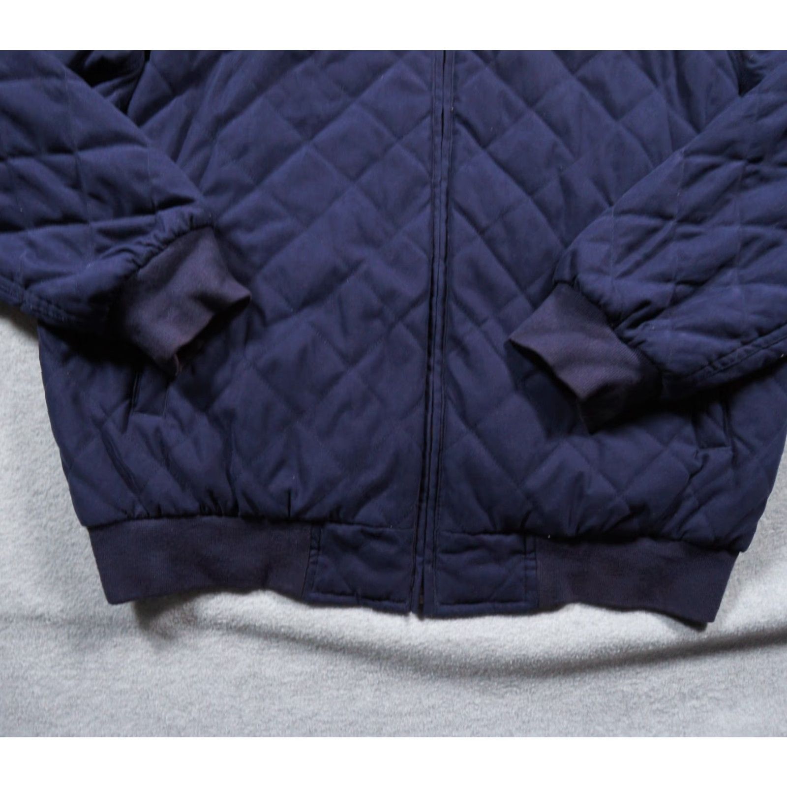 Vintage VINTAGE Polo Golf Jacket Mens Medium Blue Quilted Full Zip Bomber Jacket - Polo Golf Full Zip, Bomber, Quilted, Blue, Vintage, Mens, Medium, Jacket Size US M / EU 48-50 / 2 - 3 Thumbnail