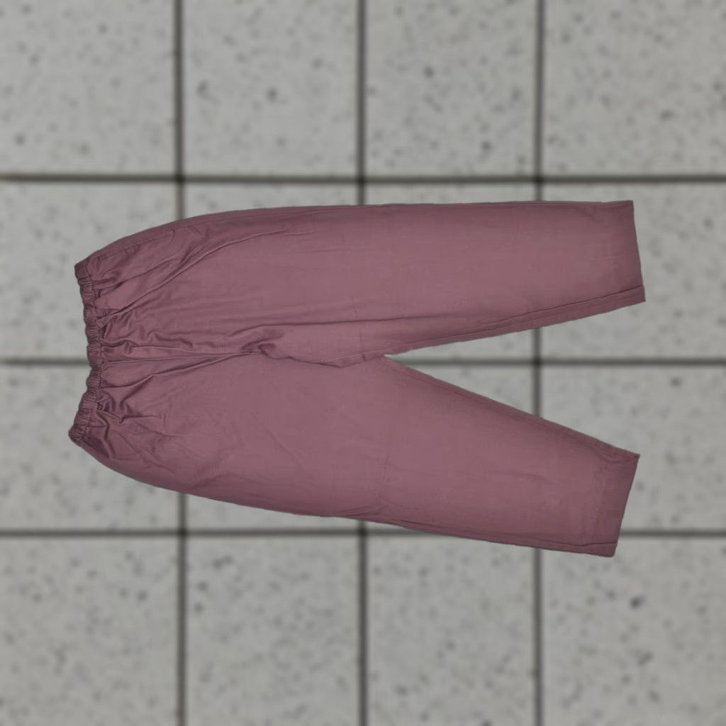 Orvis Orvis Pants Women's Cotton Elastic Waist Pull-On Burgundy Casual Sz 14 Dress Pants Straight Front Flat Front Size 36" / US 14 / IT 50 - 1 Thumbnail