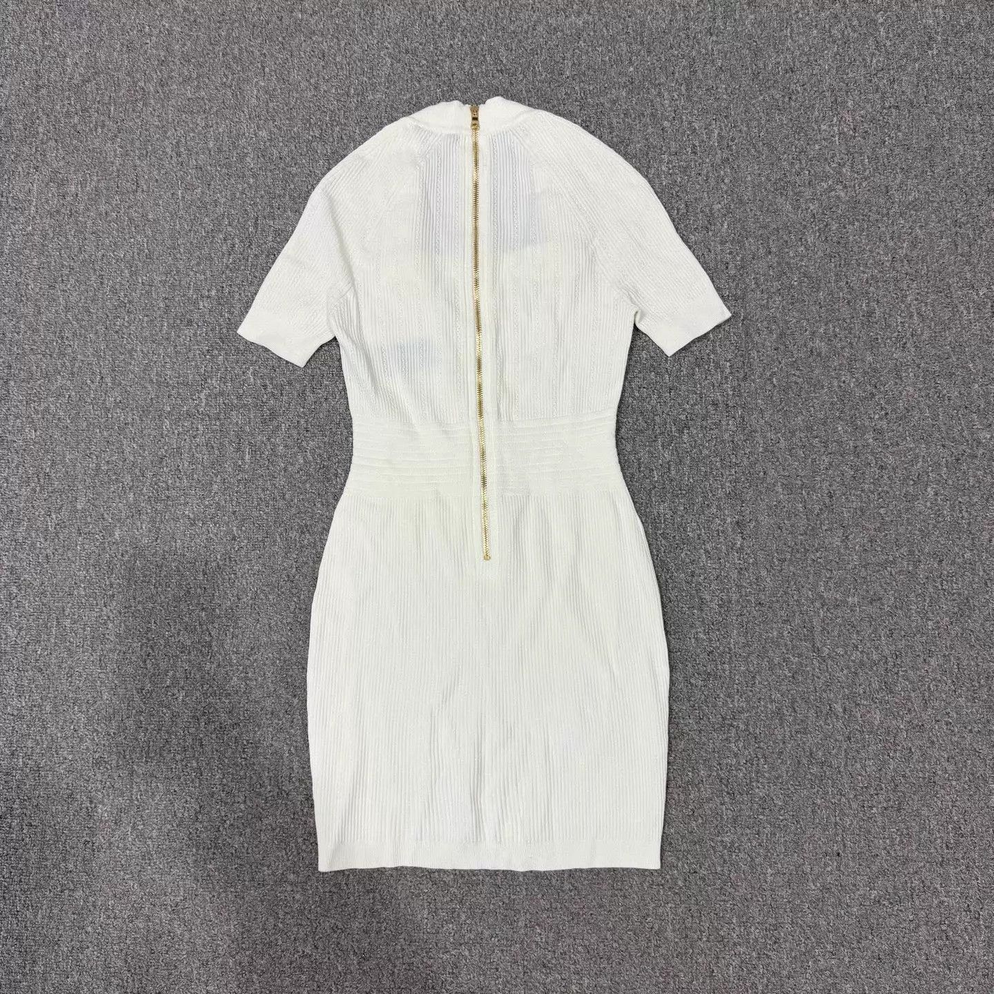 Balmain Balmain Gold Button Knit Dress 36 Mint Size XS / US 0-2 / IT 36-38 - 2 Thumbnail