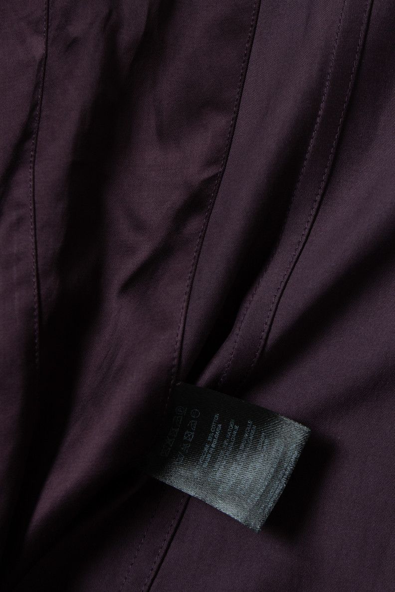 Dries Van Noten Dries van Noten, Shiny overcoat in burgundy Size US L / EU 52-54 / 3 - 6 Thumbnail