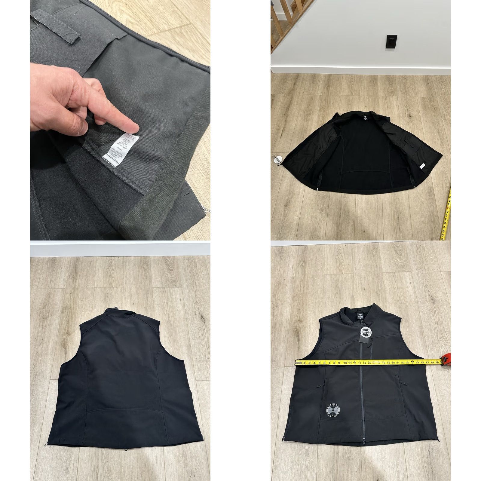 Vintage NWT Women's Girls with Guns Vest 2XL Black Jacket Vest Women's 2XL Black Zip Pockets Quick Dry Wind-Resistant Zippered Pockets Size XXL / US 16-18 / IT 52-54 - 8 Thumbnail