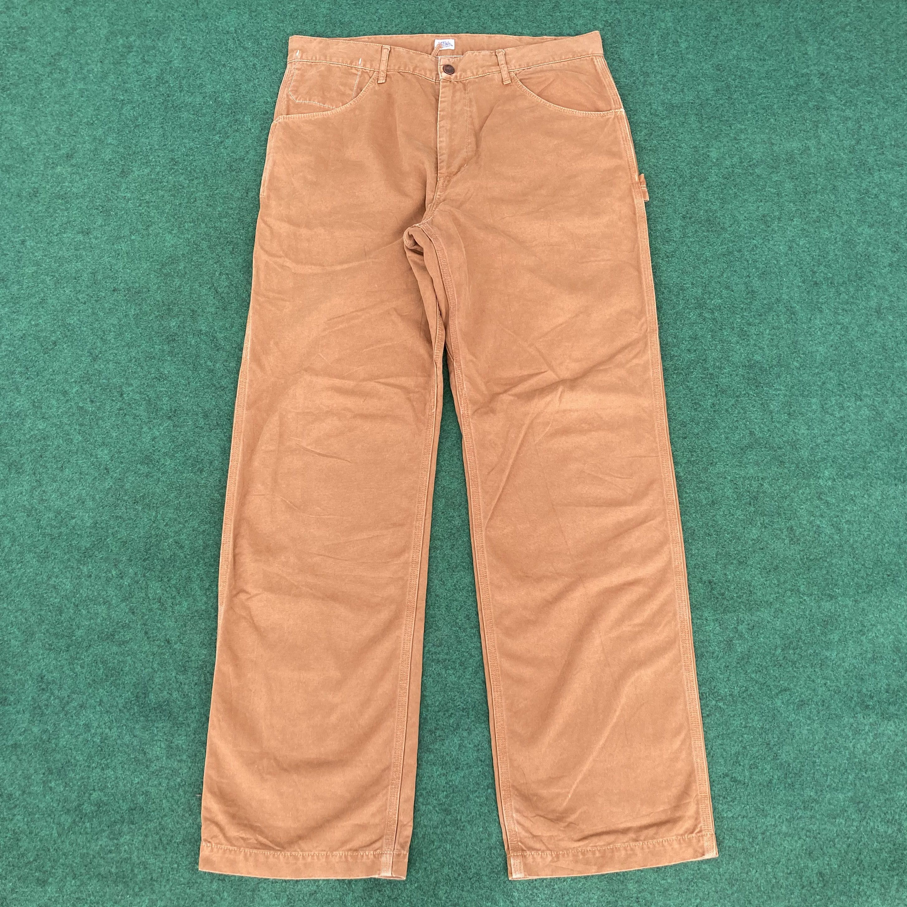 image of Spellbound Workwear Domingo Japan Denim Size 33 Pant Jeans in Brown, Men's