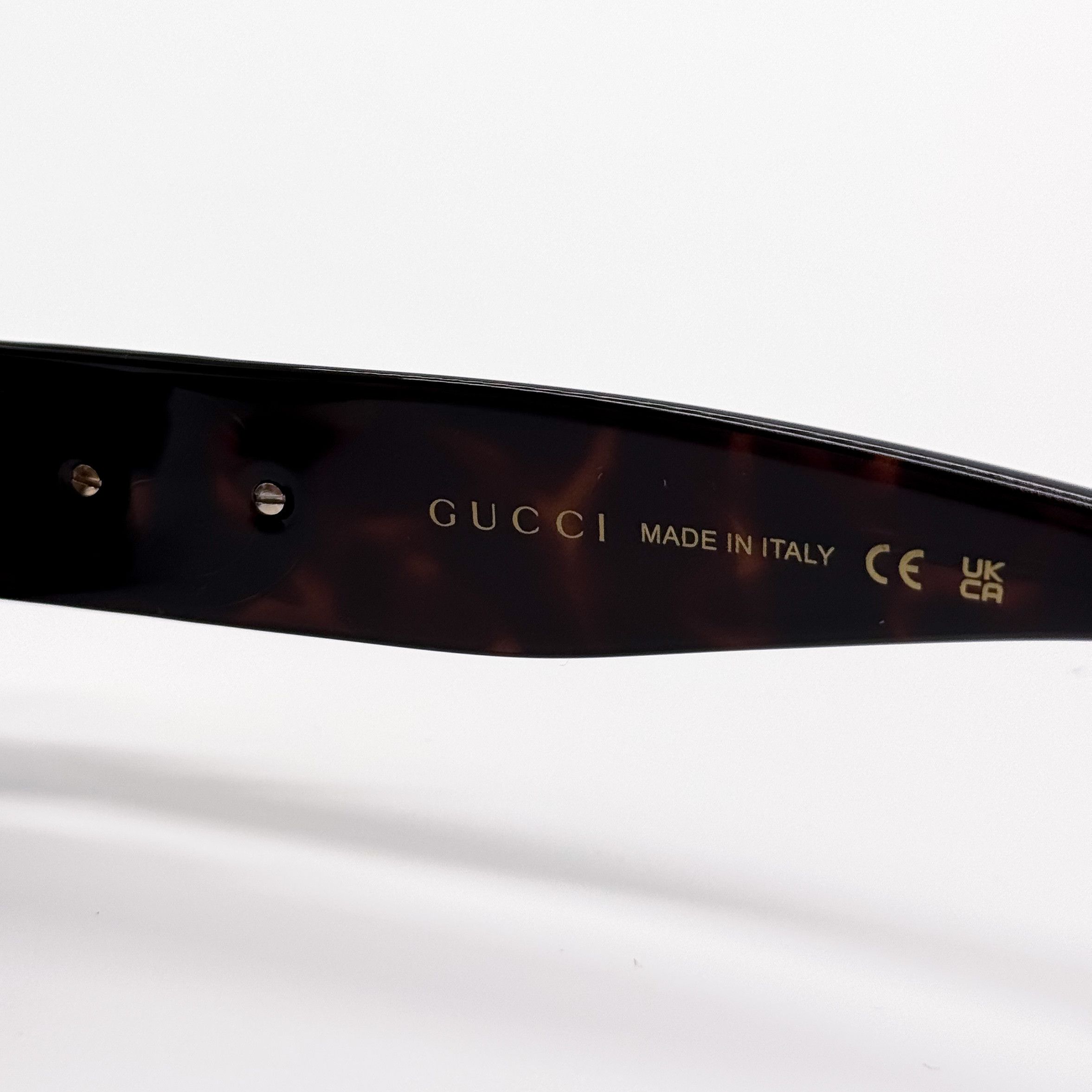 Gucci NEW GUCCI GG1827S 002 WOMEN DARK HAVANA SUNGLASSES GUCCI Size ONE SIZE - 12 Thumbnail