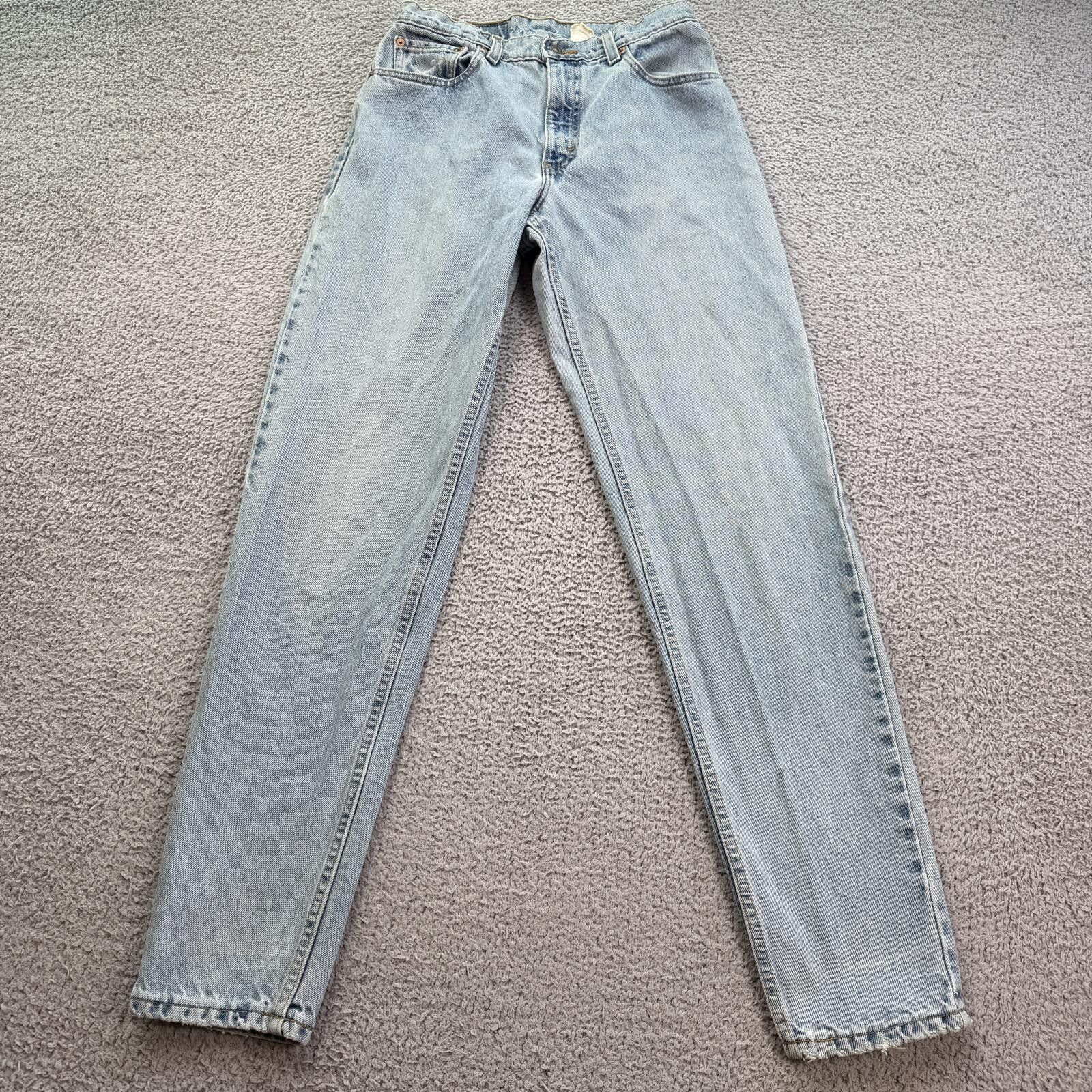Levi's Vintage 90s Levis 550 Relaxed Fit 27 Tapered Light Jeans Size 27" / US 4 / IT 40 - 1 Thumbnail
