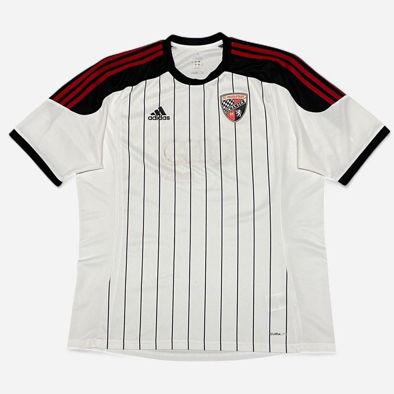 Adidas soccer FC Ingolstadt 04 Schanzer 2014/2015 Adidas jersey Size US L / EU 52-54 / 3 - 1 Thumbnail
