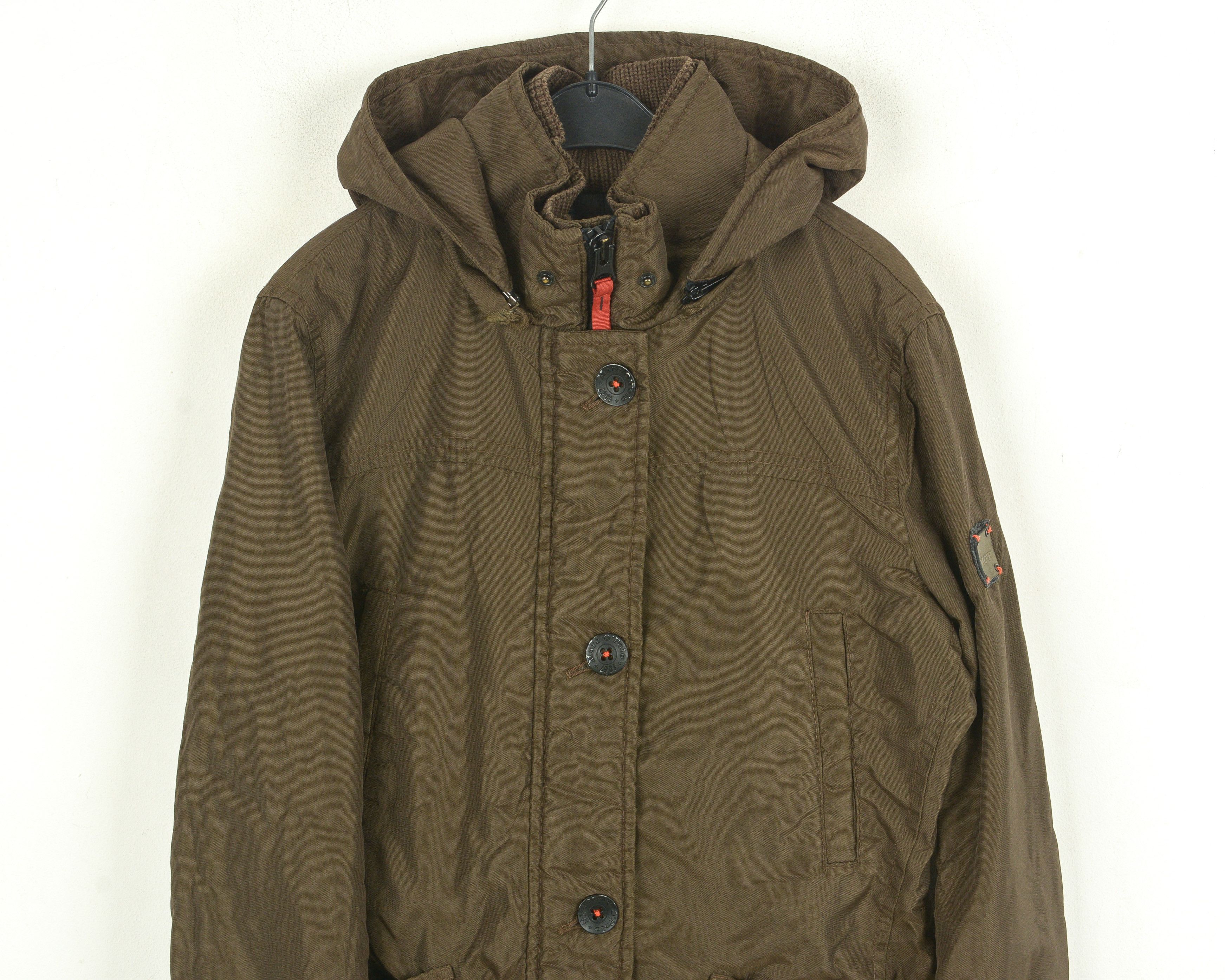 Marc O'Polo Nathalie Women M Jacket EU 38 Coat US 6 Cotton Hooded Parka Size M / US 6-8 / IT 42-44 - 2 Thumbnail