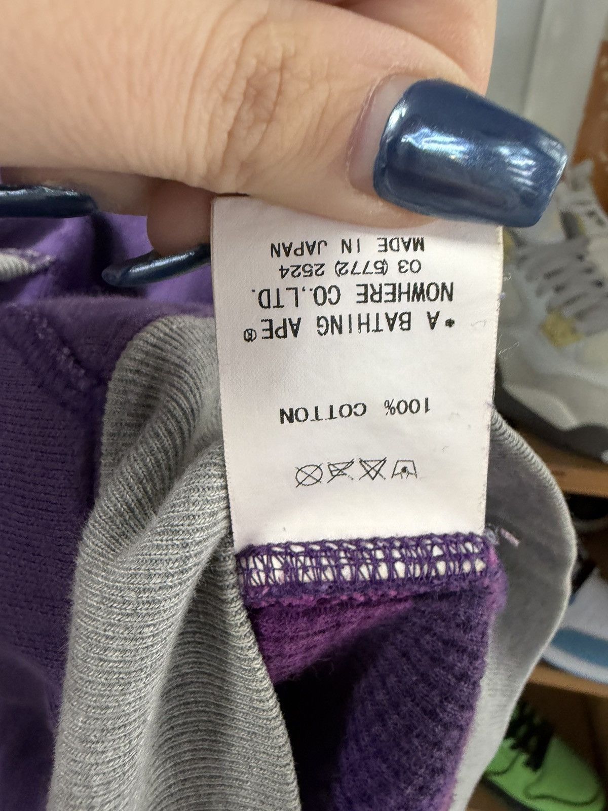 Bape Bape 2006 Fleece Zip Up (Purple) Size US S / EU 44-46 / 1 - 7 Thumbnail