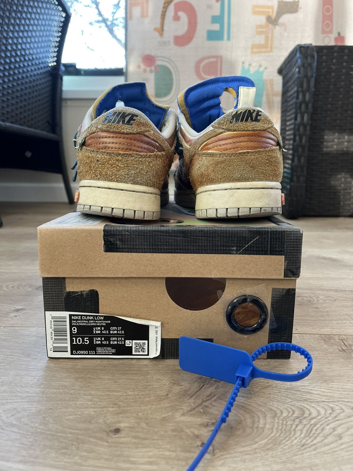 Nike × Off-White Nike Off White Dunk Lot 16 CUSTOM Size US 9 / EU 42 - 3 Thumbnail