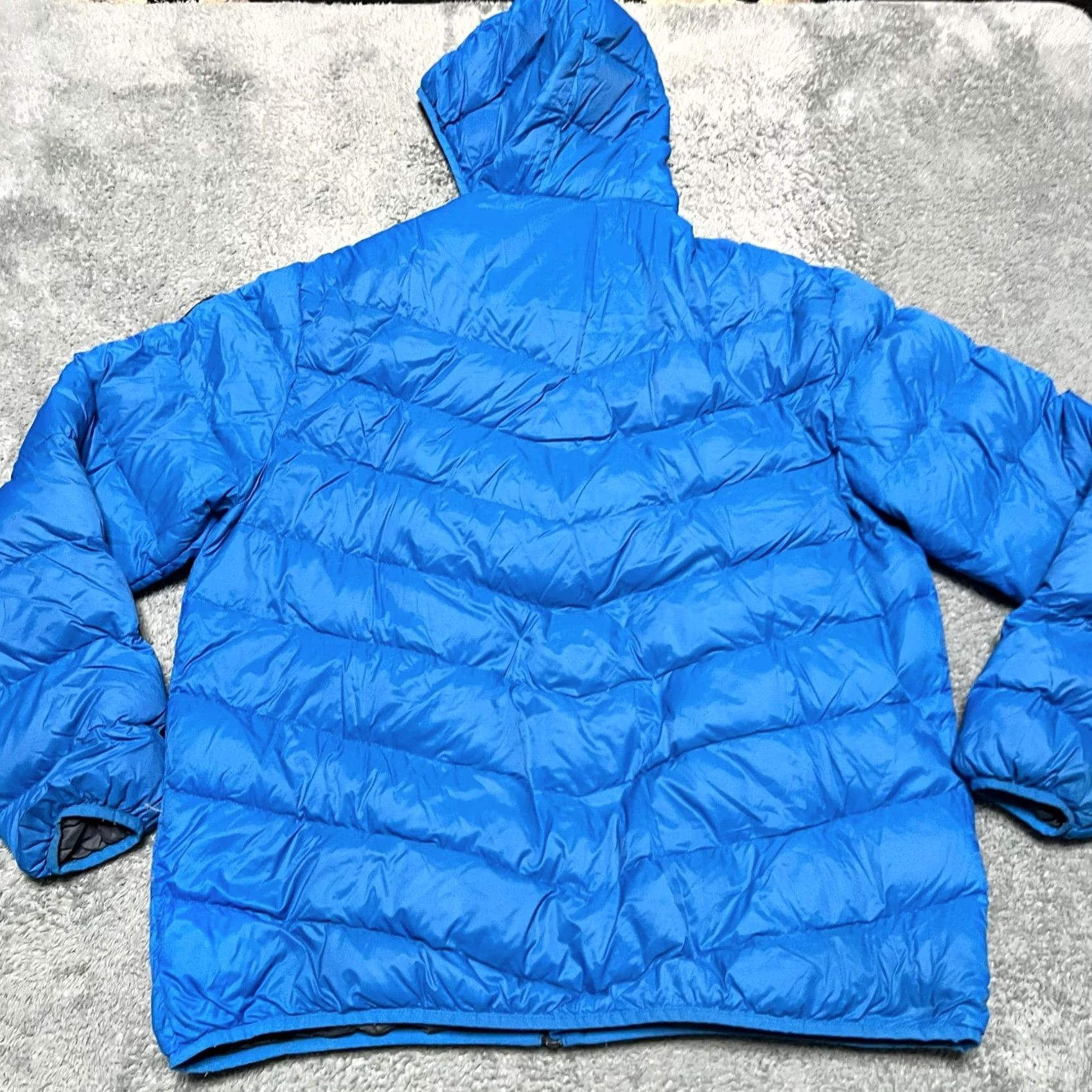 Vintage Trespass Down Jacket Mens XXL Quilted Coat Blue Hooded Stormer flaw Hole by pocket Regular Mens 2XL Jacket Puffer Blue Size US XXL / EU 58 / 5 - 3 Thumbnail