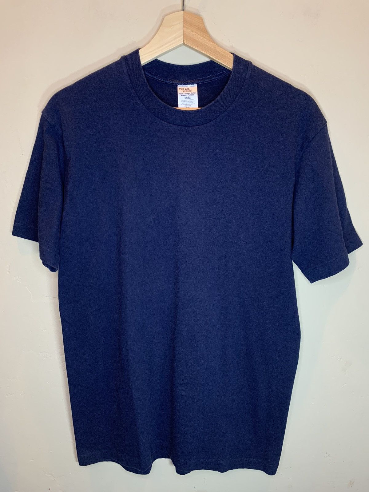 Stafford *RARE* Vintage Stafford Single Stitch Combed Cotton T-Shirt Size US M / EU 48-50 / 2 - 1 Thumbnail
