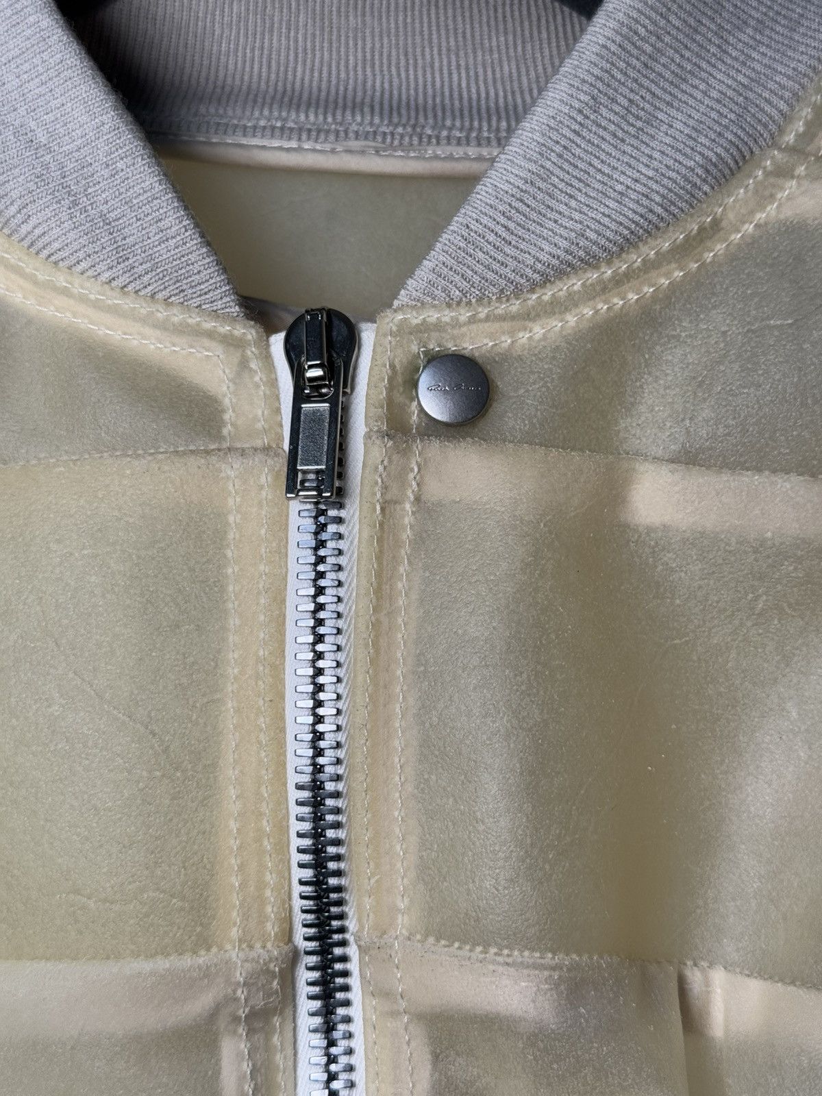 Rick Owens Rick owens SS23 edfu Girdered Leather Bomber Jacket Size US M / EU 48-50 / 2 - 5 Thumbnail
