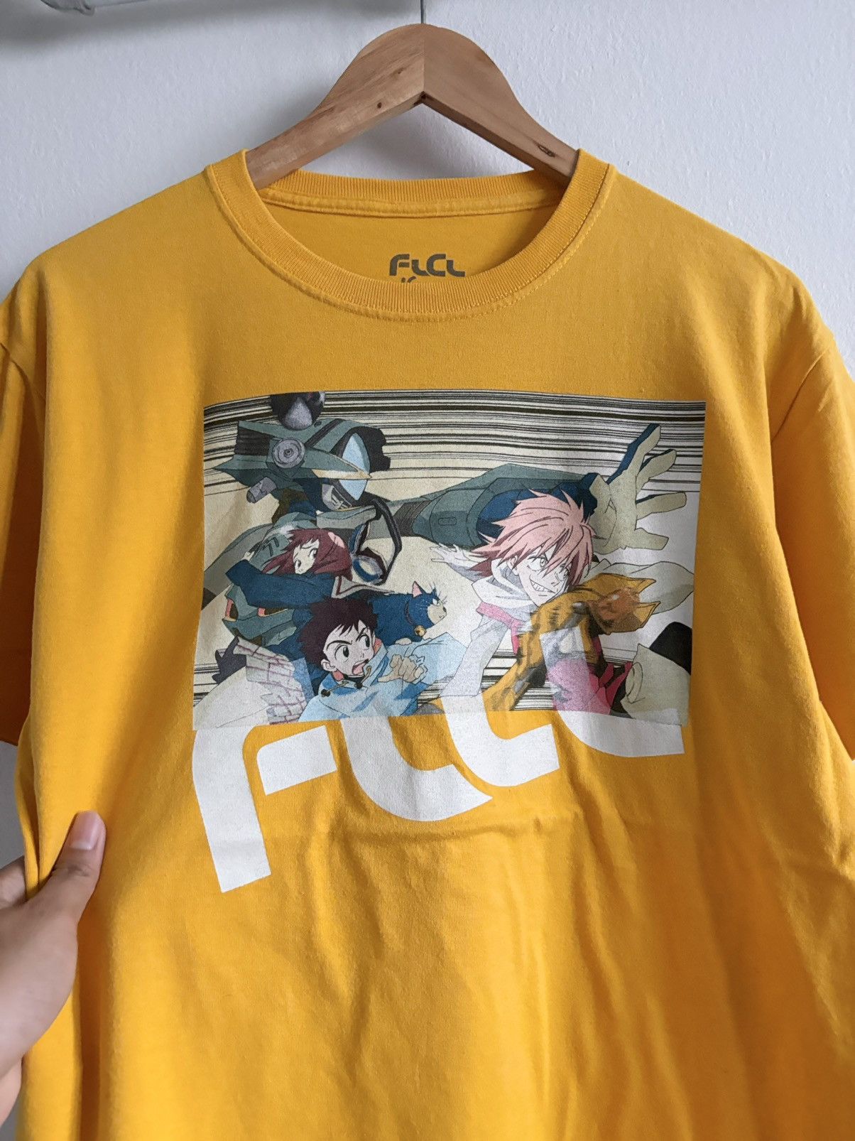 Anime Vintage FLCL Fooly Cooly Shirt Size US M / EU 48-50 / 2 - 2 Thumbnail