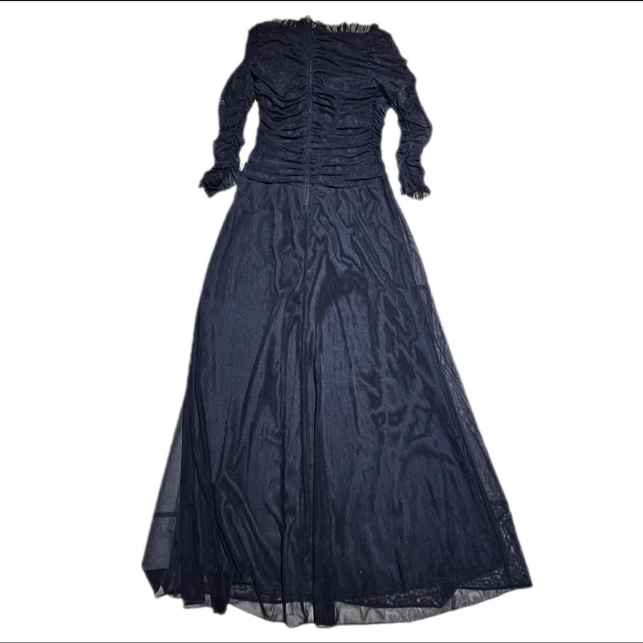90s whimsigoth witchy black maxi dress