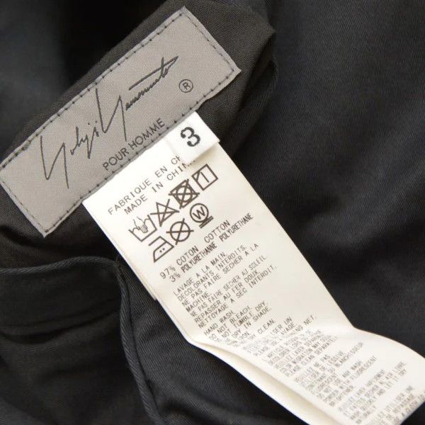 Yohji Yamamoto NEW ERA YOHJI YAMAMOTO 2023AW Logo side tape pants Size US 37 - 9 Thumbnail