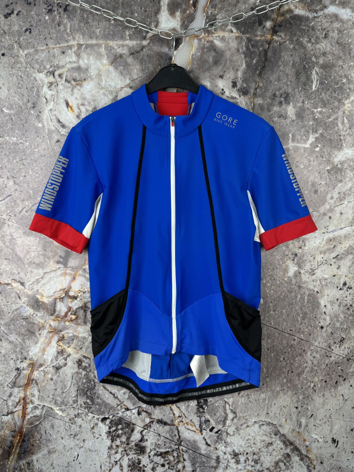 Gore Bike Wear Windstopper Cycling Jersey ZipUp Short Sleeve, image size:1200x1600