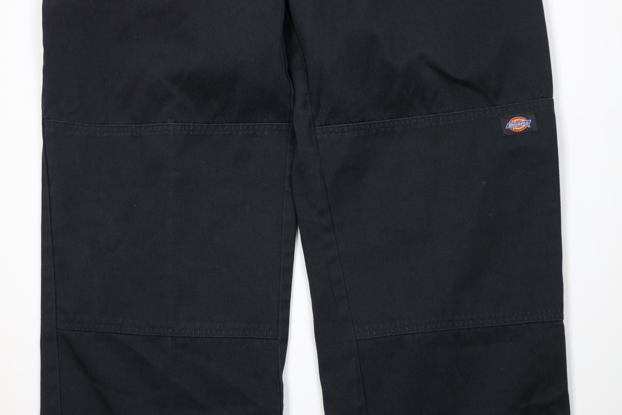 Dickies Vintage Y2K Dickies Loose Double Knee Wide Leg Pants Black Size US 38 / EU 54 - 3 Thumbnail