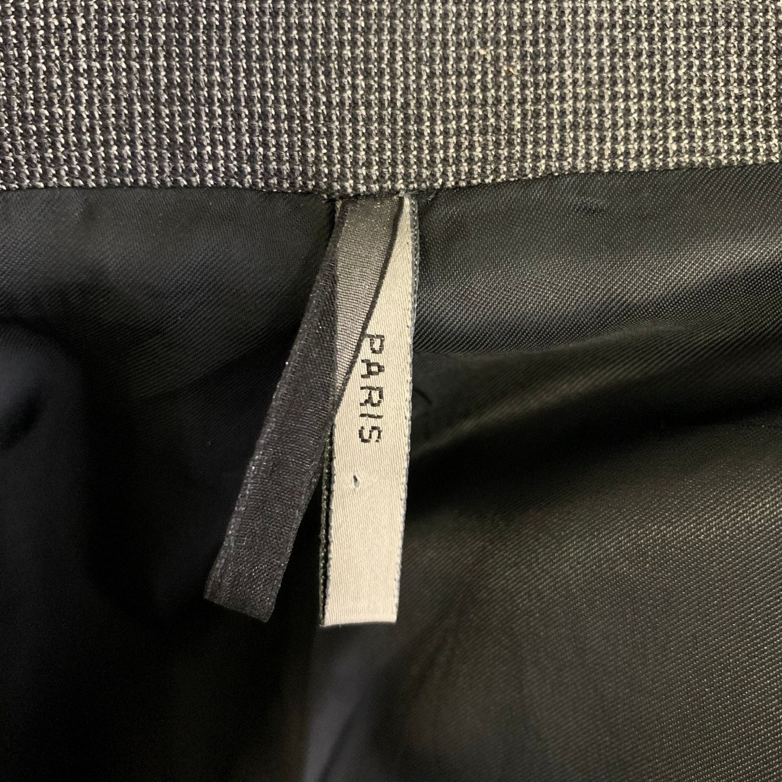 Dior DIOR HOMME Chest Grey Black Heather Wool Nehru Sport Coat Size 40R - 4 Thumbnail