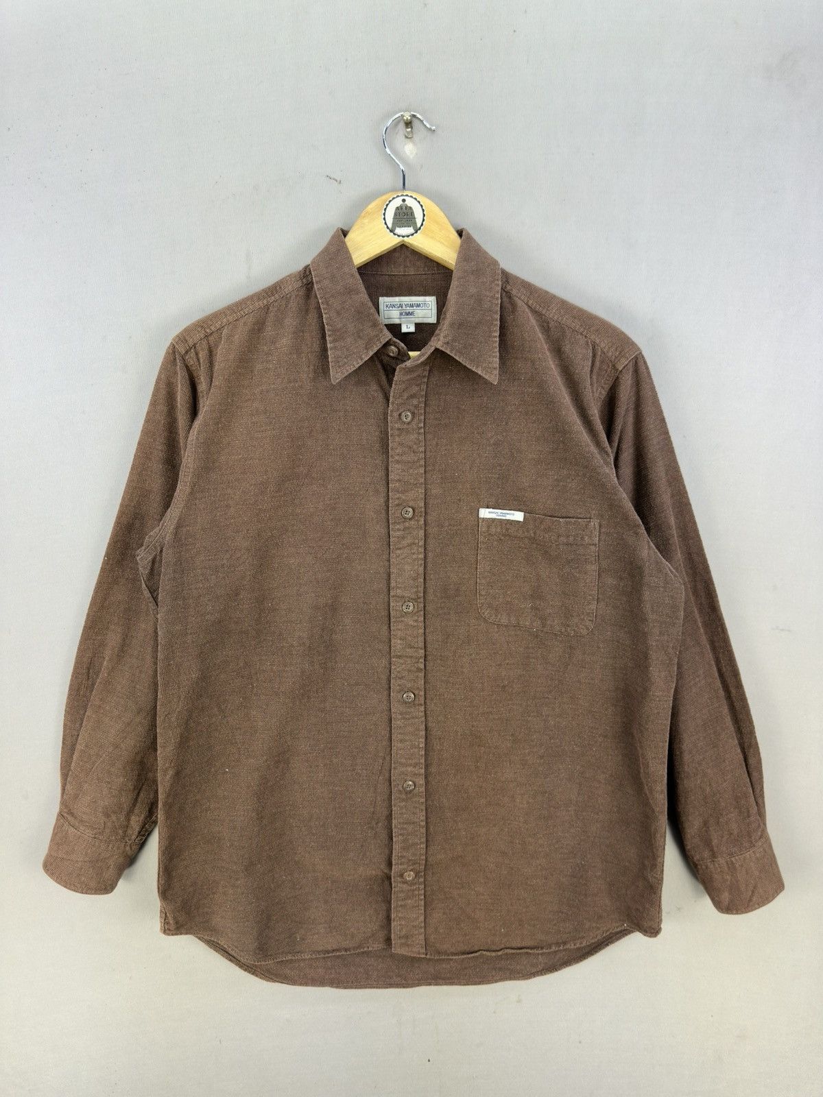 Kansai Yamamoto Kansai Yamamoto Homme Flannel Shirt Button Up Size US L / EU 52-54 / 3 - 1 Thumbnail