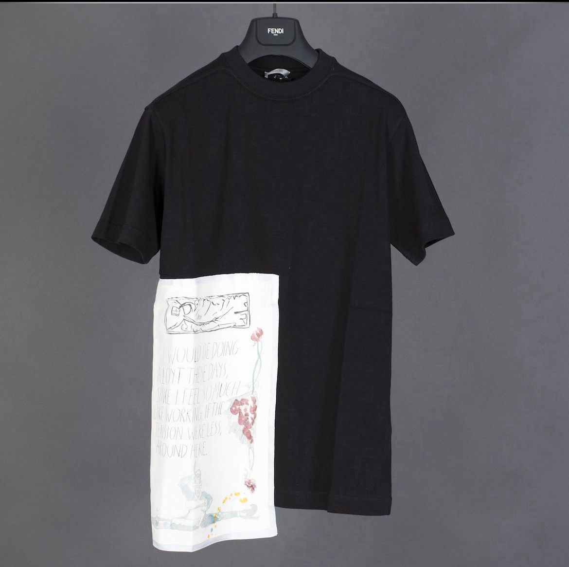 DIOR RAYMOND PETTIBONコラボ シルクパッチTシャツ レア Buy Dior x Raymond Pettibon Floral Patch T-Shirt 'Black